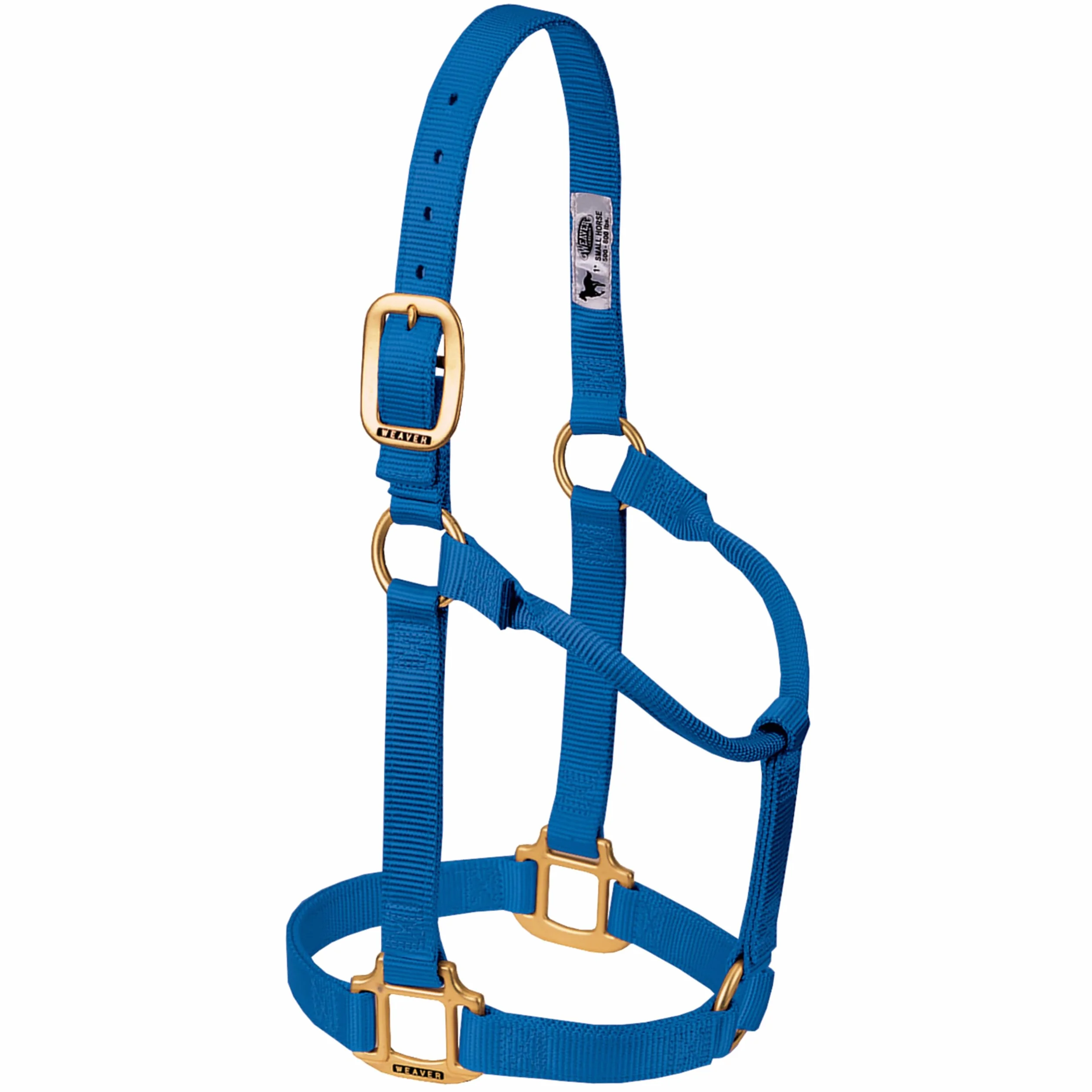 Weaver Leather Original - Cavezza non regolabile, per cavallo tra 1 e 2 anni, M, blu