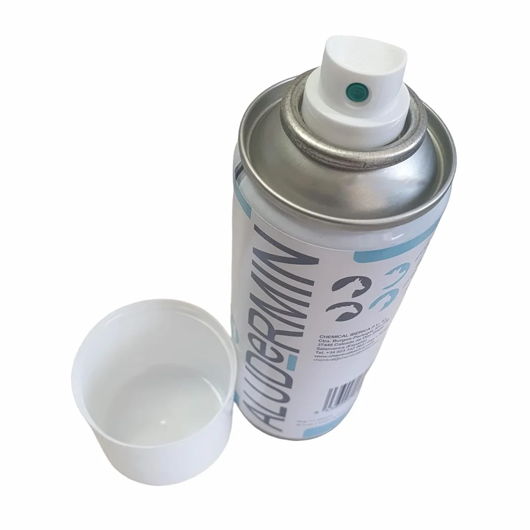 Aludermin Spray per ferite nei cani 270 ml | Disinfettante cani - Per la pulizia e la cura delle zone ferite - Cura ottimale delle ferite - Ferite del cane - Cicatrizzante cani spray