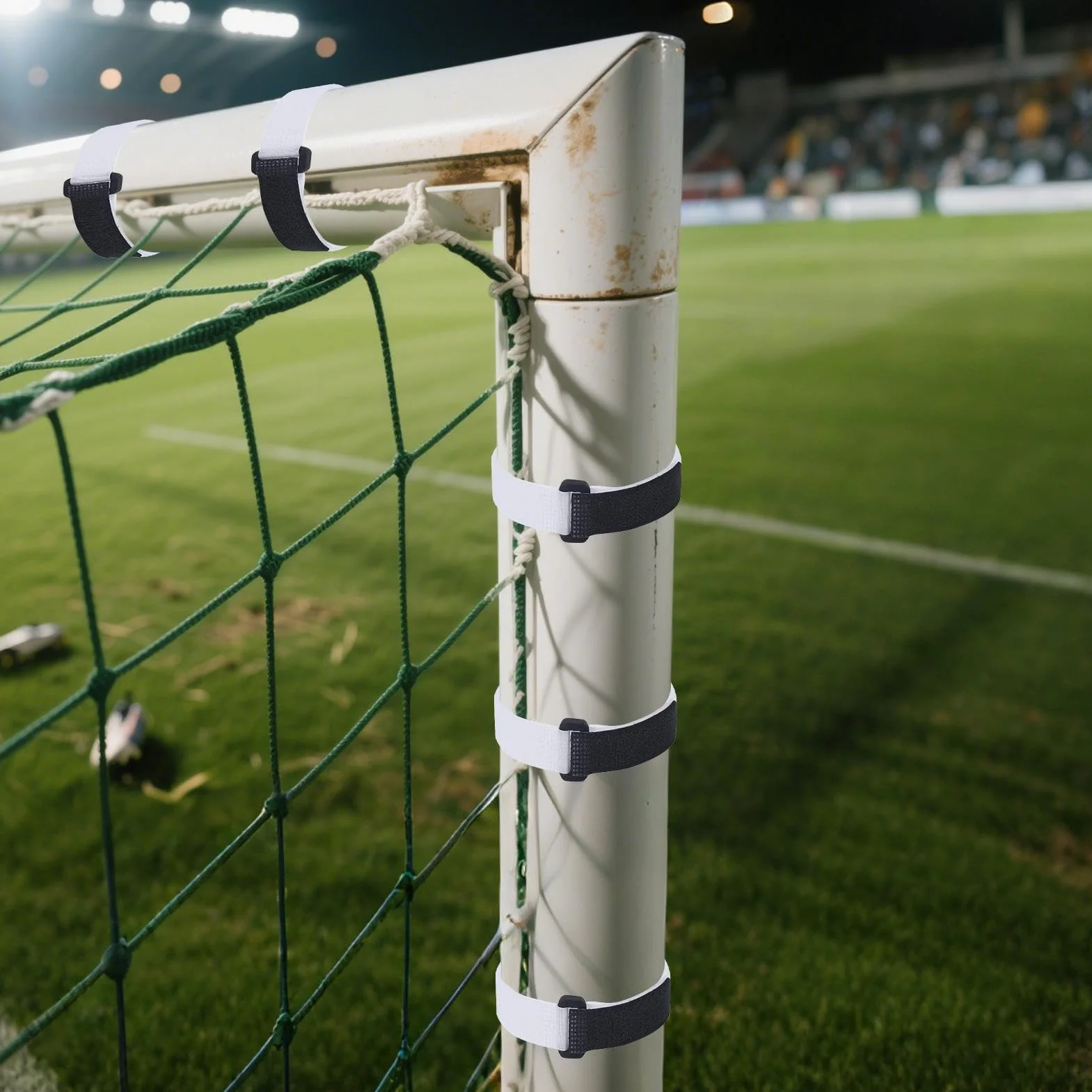 Fascette per Reti da Calcio,Fascette di Fissaggio per Attacchi | 50 Pezzi Resistente per Esterno Palestra Parco Giochi Sport Allenamento Bambini Ragazzi