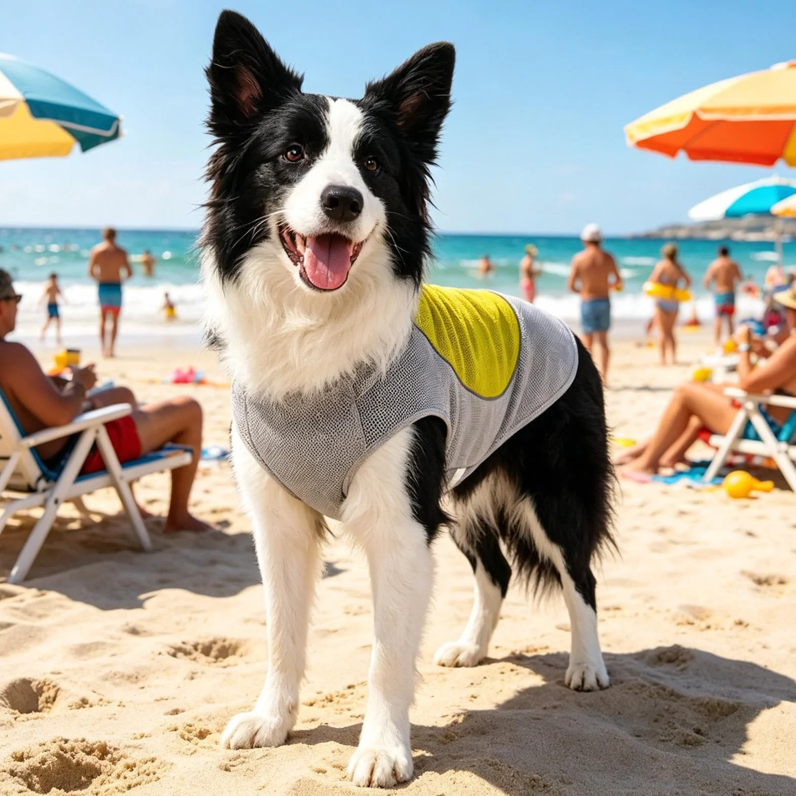Gilet rinfrescante per cani traspirante regolabile taglie piccole medie grandi