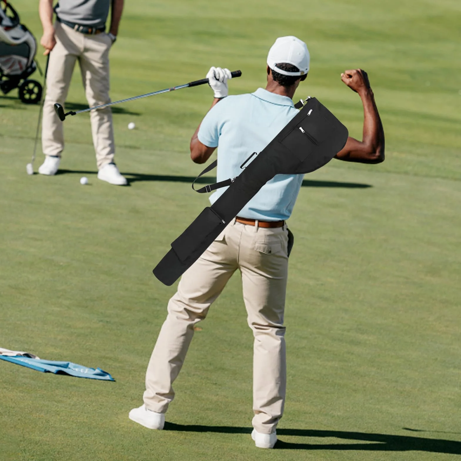 Borsa da Golf Pieghevole Impermeabile Leggera con Manico per Viaggio Donne Uomini