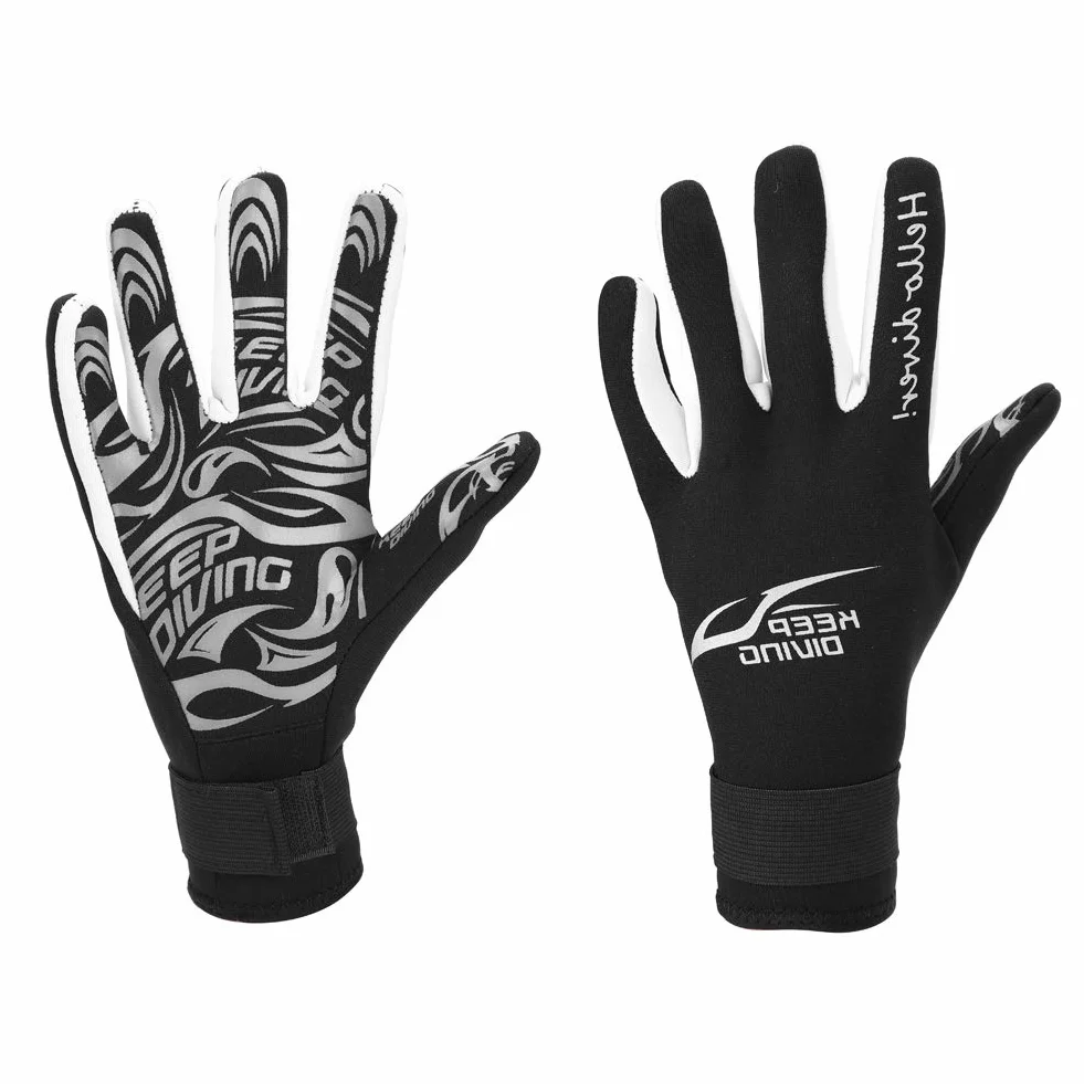Dilwe da Immersione in Neoprene, protettivi per Nuoto Caldo 2MM Accessori per Sport Acquatici(S-Nero)