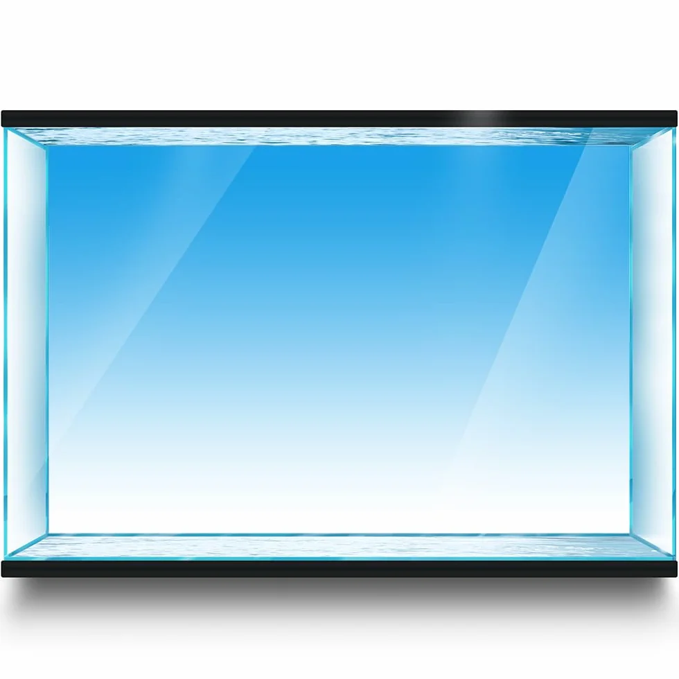 Adesivi per sfondo acquario, colore blu e bianco, sfumati, decorazione per terrari e rettili, 75 x 50 cm