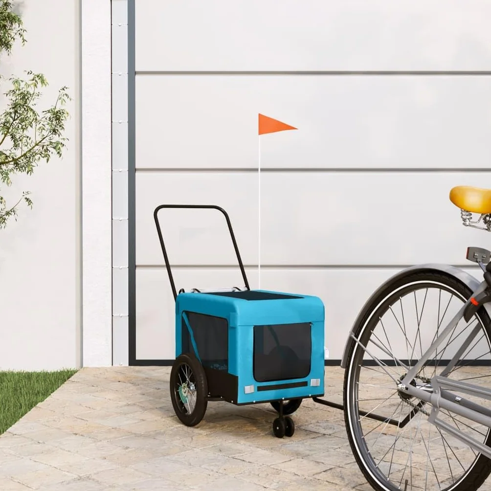 vidaXL rimorchio per Bici per Animali Domestici rimorchi per Bici per Animali Domestici rimorchio per Bici