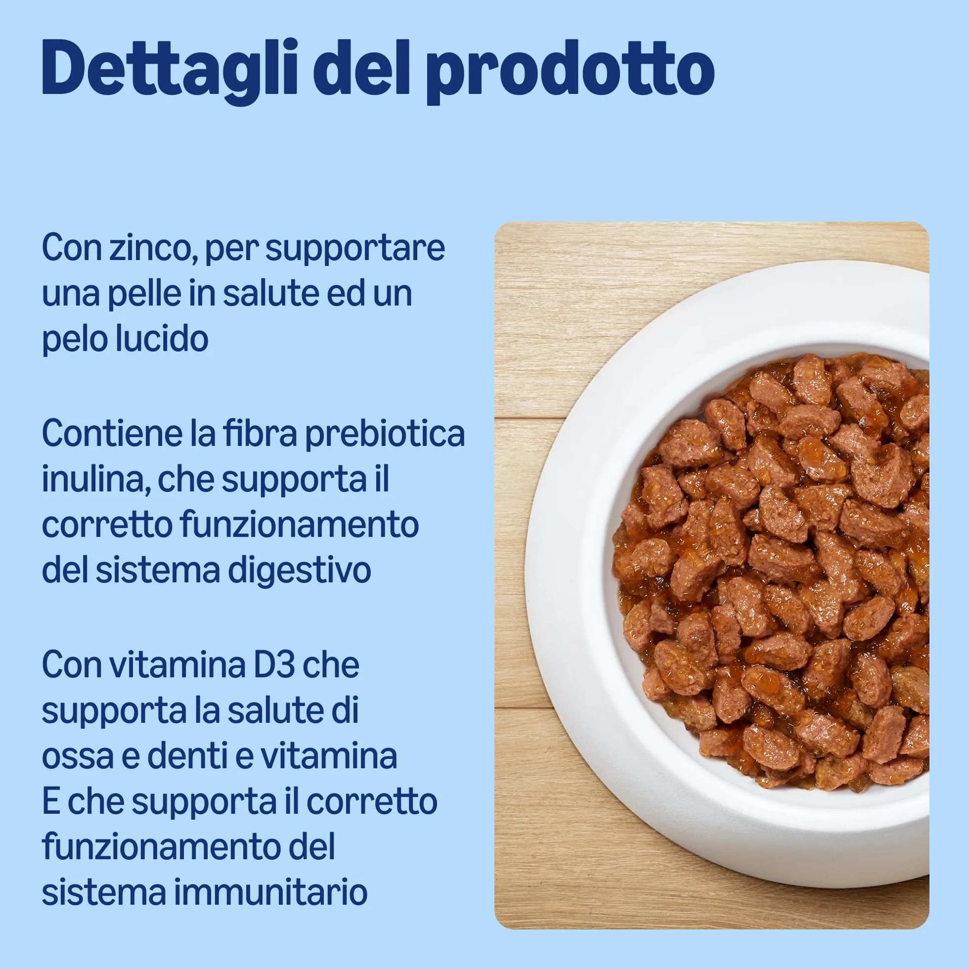 Amazon Alimento completo per cani adulti, Selezione di carni in gelatina, 1,2 kg (12x100g)