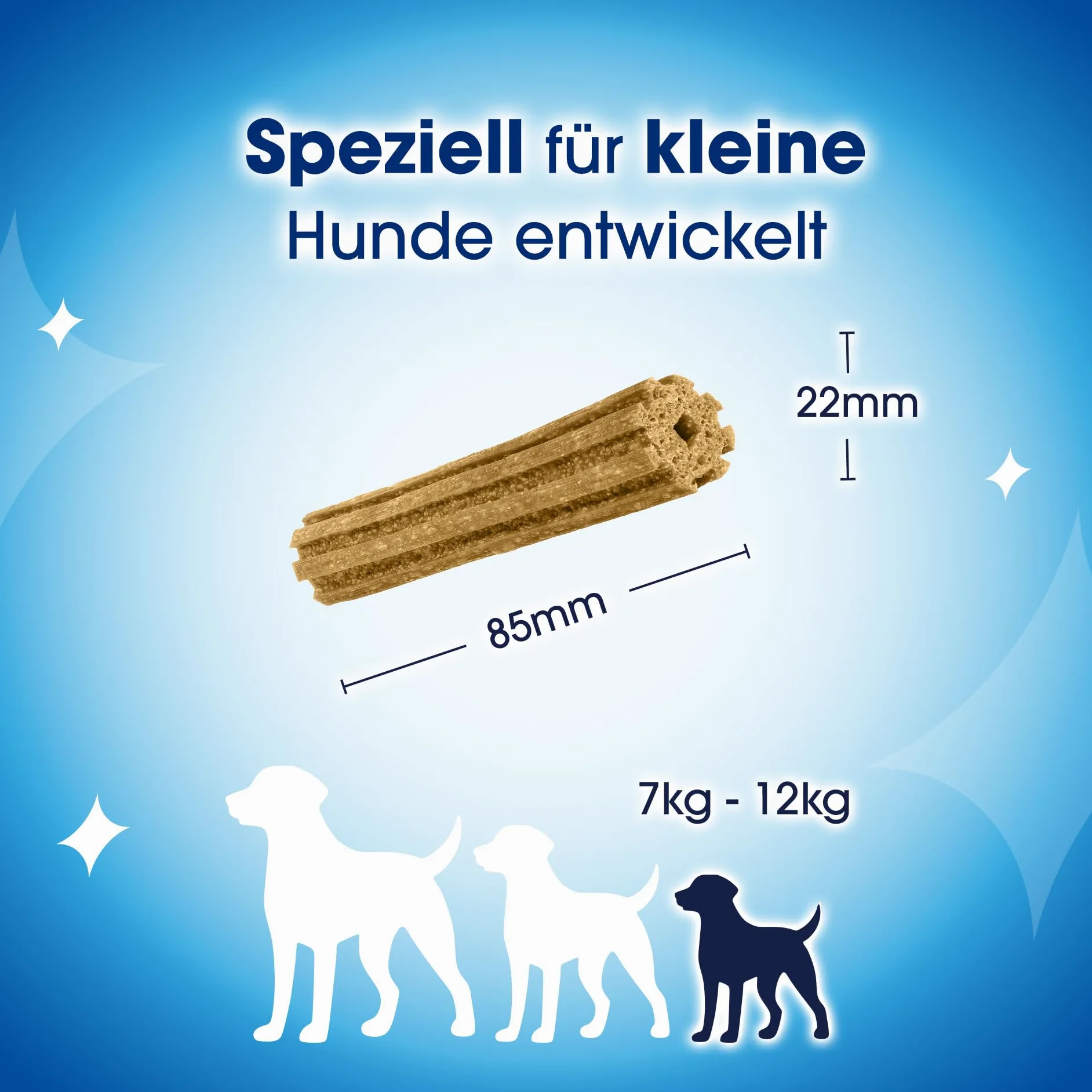 Dentalife Purina snack per la cura dei denti in confezione maxi, per cani di piccola e grande, riduce la formazione di tartaro, 105 bastoncini (5 x 21 da 345 g)