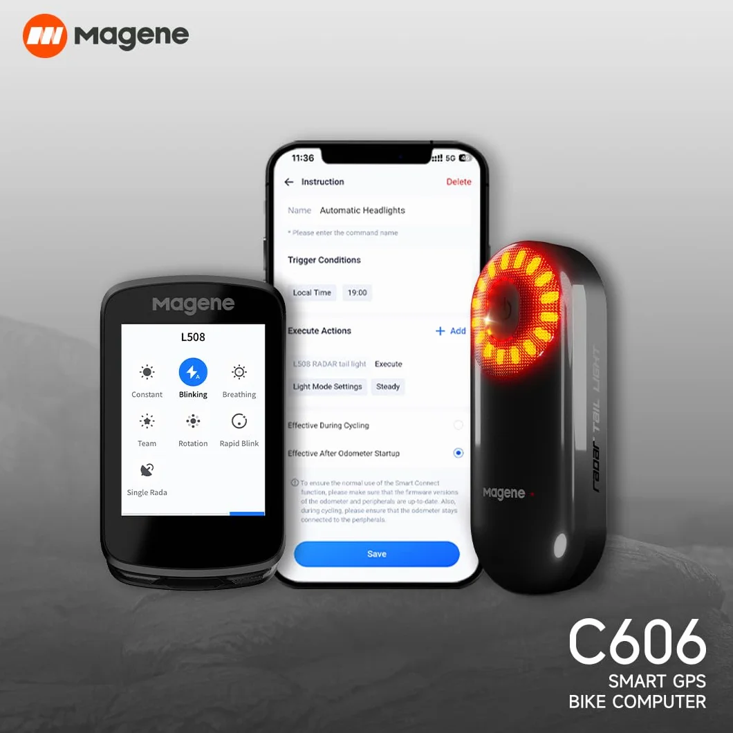 MAGENE C606 Smart GPS Cycle Computer