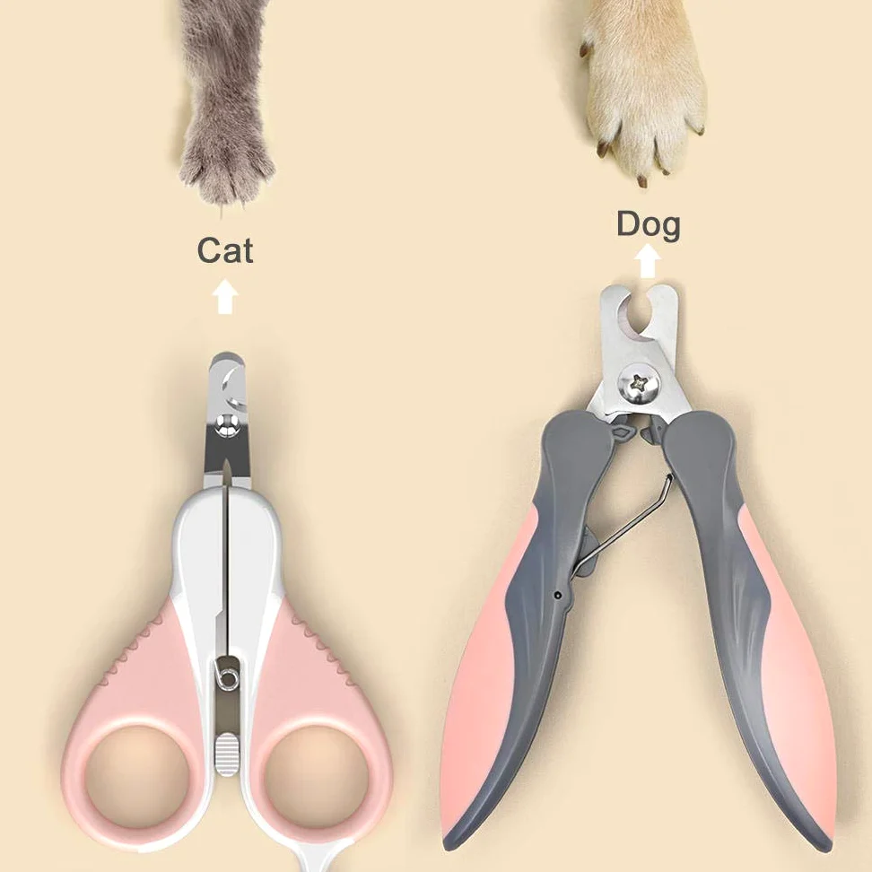 Tagliaunghie Per Cani Tagliaunghie Per Gatti Blu Tagliaunghie Professionali Per Gatti In Acciaio Inossidabile Con Serratura Strumento Per Toelettatura Per Animali Domestici 2Pz