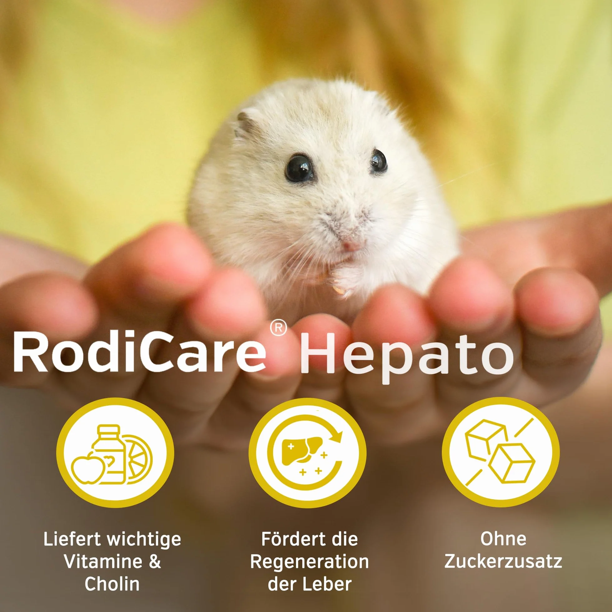 Alfavet RodiCare Hepato (20 ml) – Supporto della funzione epatica e del metabolismo nei conigli, porcellini d’India e piccoli roditori – senza zucchero, con siringa dosatrice