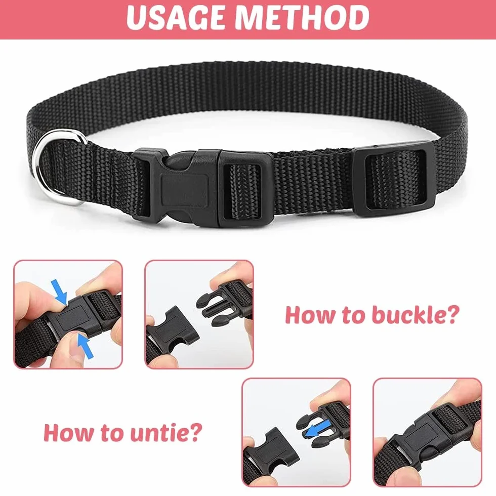 DONGKER Bandana Smoking per Cani, Collare Regolabile con Anello a D per Cane Gatti Piccola Media Grande