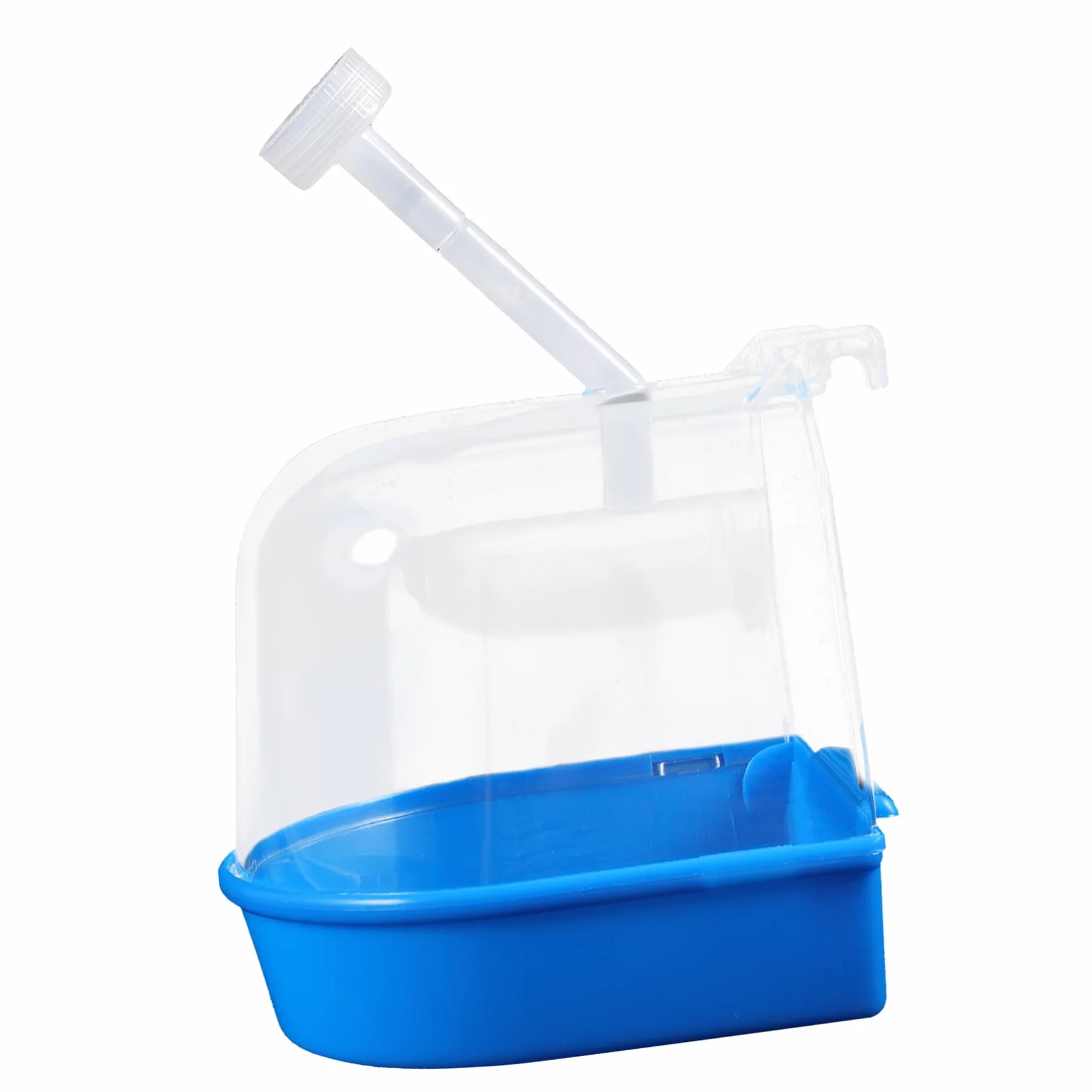 Gatuida Vasca da Bagno per Uccelli in Plastica Vassoio Rimovibile, Dimensioni Grandi per Pappagalli e Uccelli Domestici, per Gabbie e Bagni Comodi