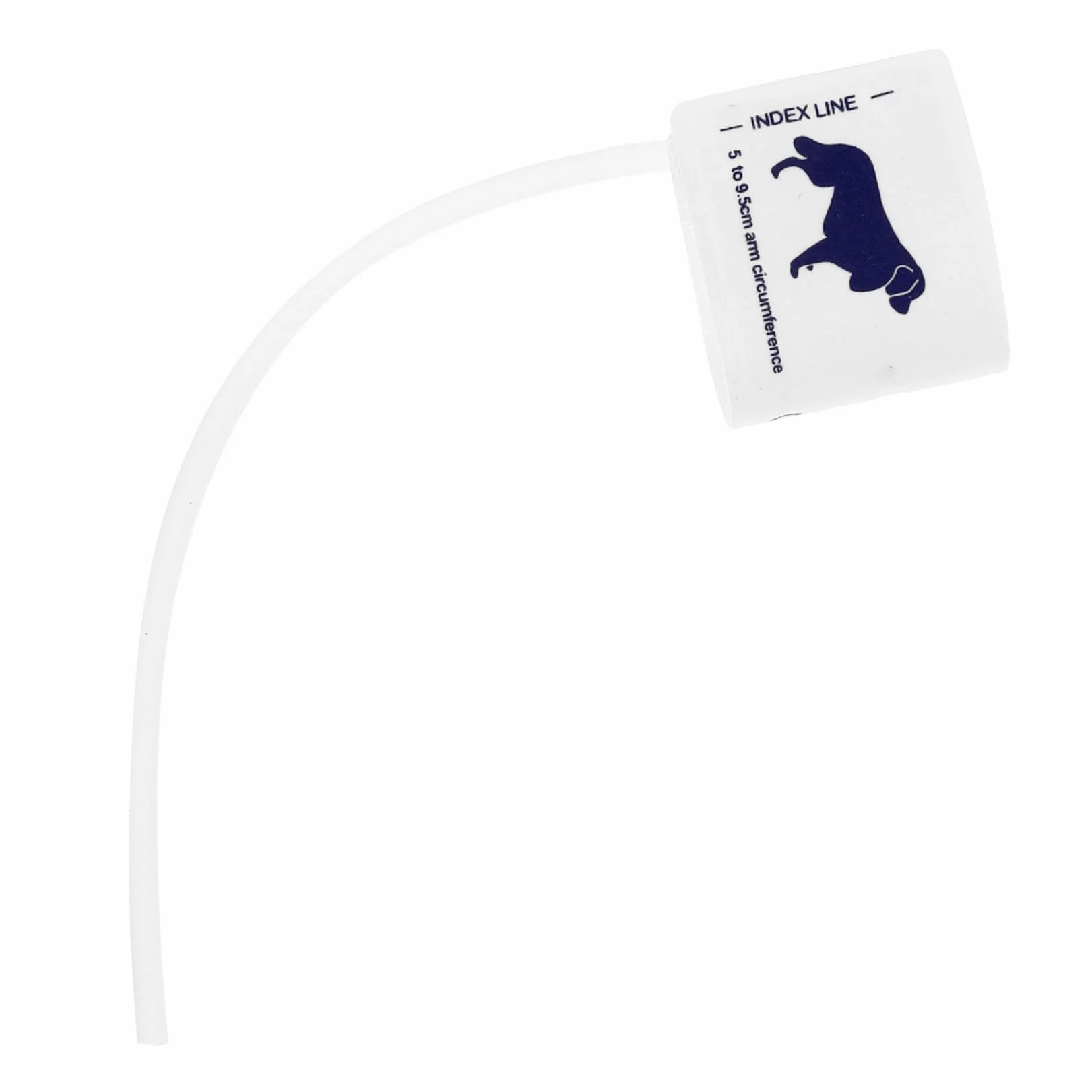 Bracciale per Misuratore di Pressione Non Tessuto per Animali Gatti Circonferenza Braccio 5-9,5cm Uso Veterinario