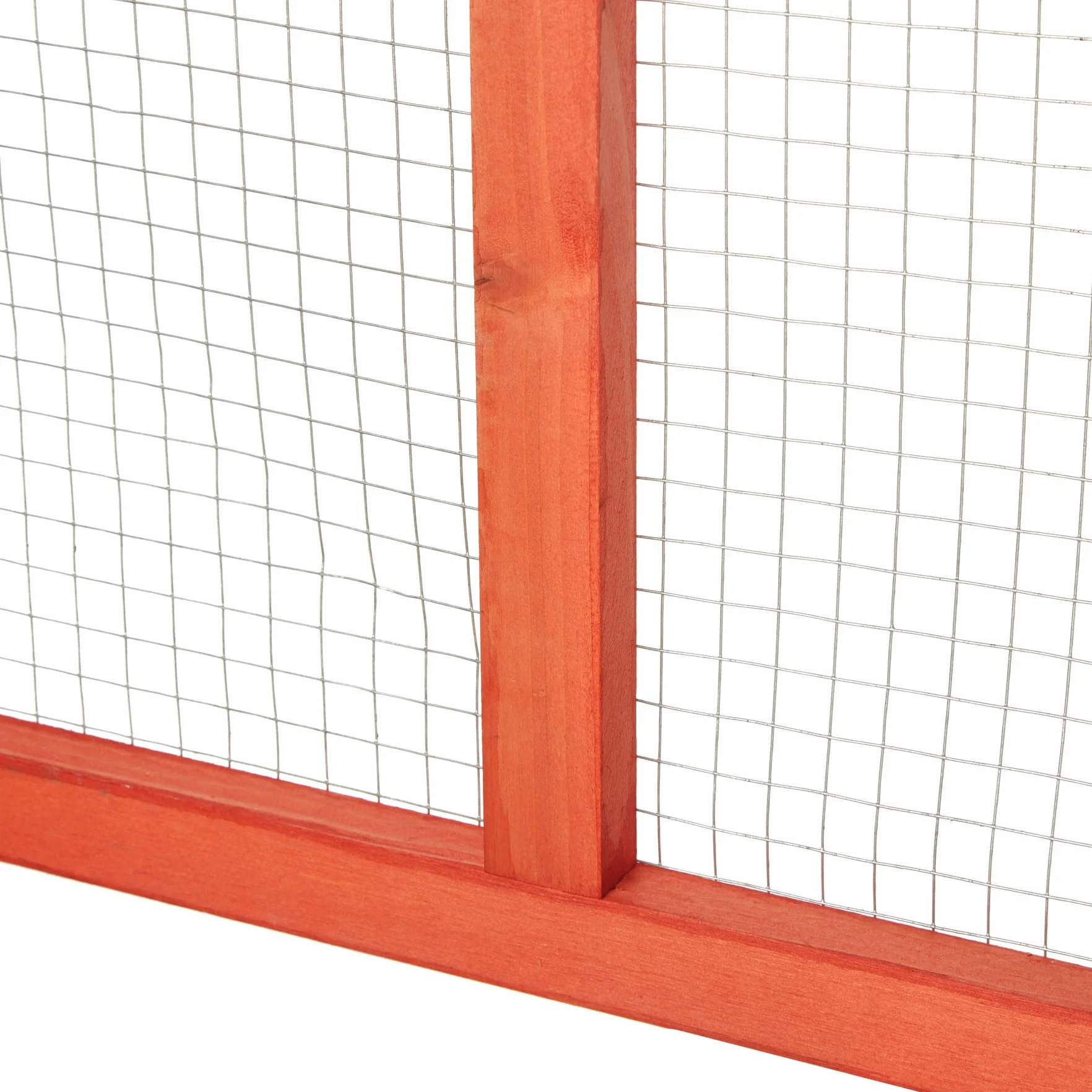 tectake® Conigliera da Esterno, 4 Porte, con Facile Accesso, Utilizzabile a Se Stante, Recinto Per Conigli, Gabbia Esterno, Casetta, Recinto Piccoli Animali - Marrone