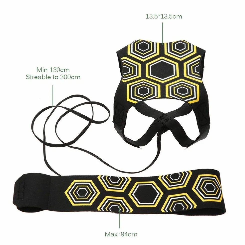 Kit Allenamento Calcio Trainer Regolabile Bambini Adulti Pallone 3 4 5