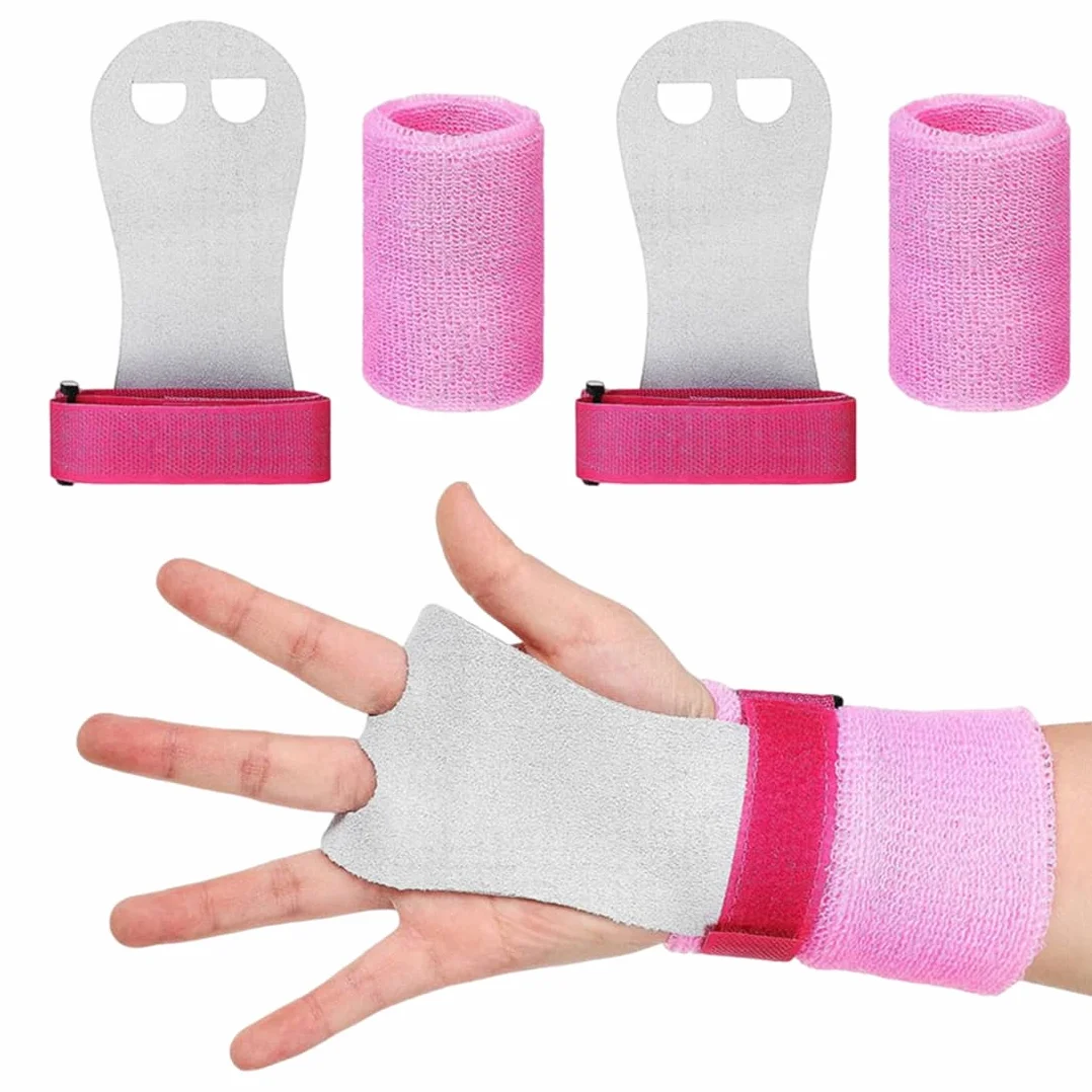 impugnature da Ginnastica per Ragazze e Ragazzi, impugnature per Le Mani, Protezione per i palmi e Supporto per Il Polso, Accessori Sportivi per Allenamento