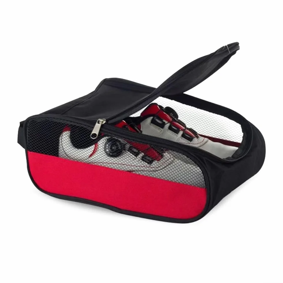 Borsa per scarpe da golf impermeabile in tessuto Oxford Verde