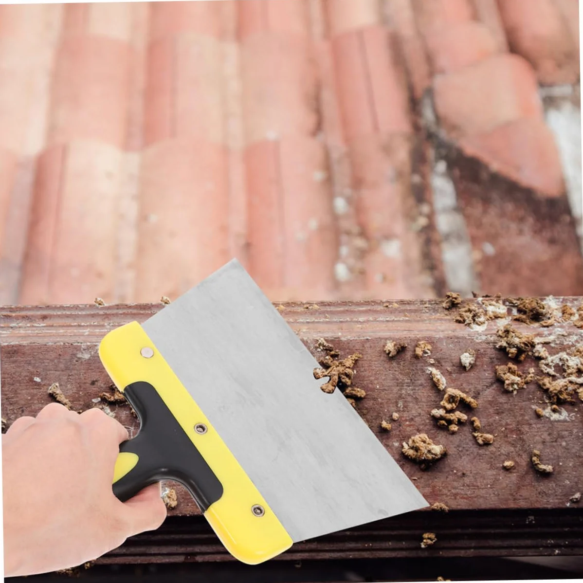 COLLBATH Raschietto per Escrementi Piccione Strumento Portatile Rimozione Uccelli Pulizia Gabbie
