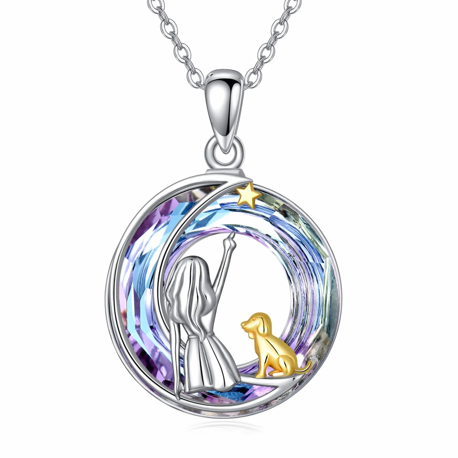 Sterling Silver Animal Pendant Necklace Butterfly Dragonfly Hummingbird Gifts for Women