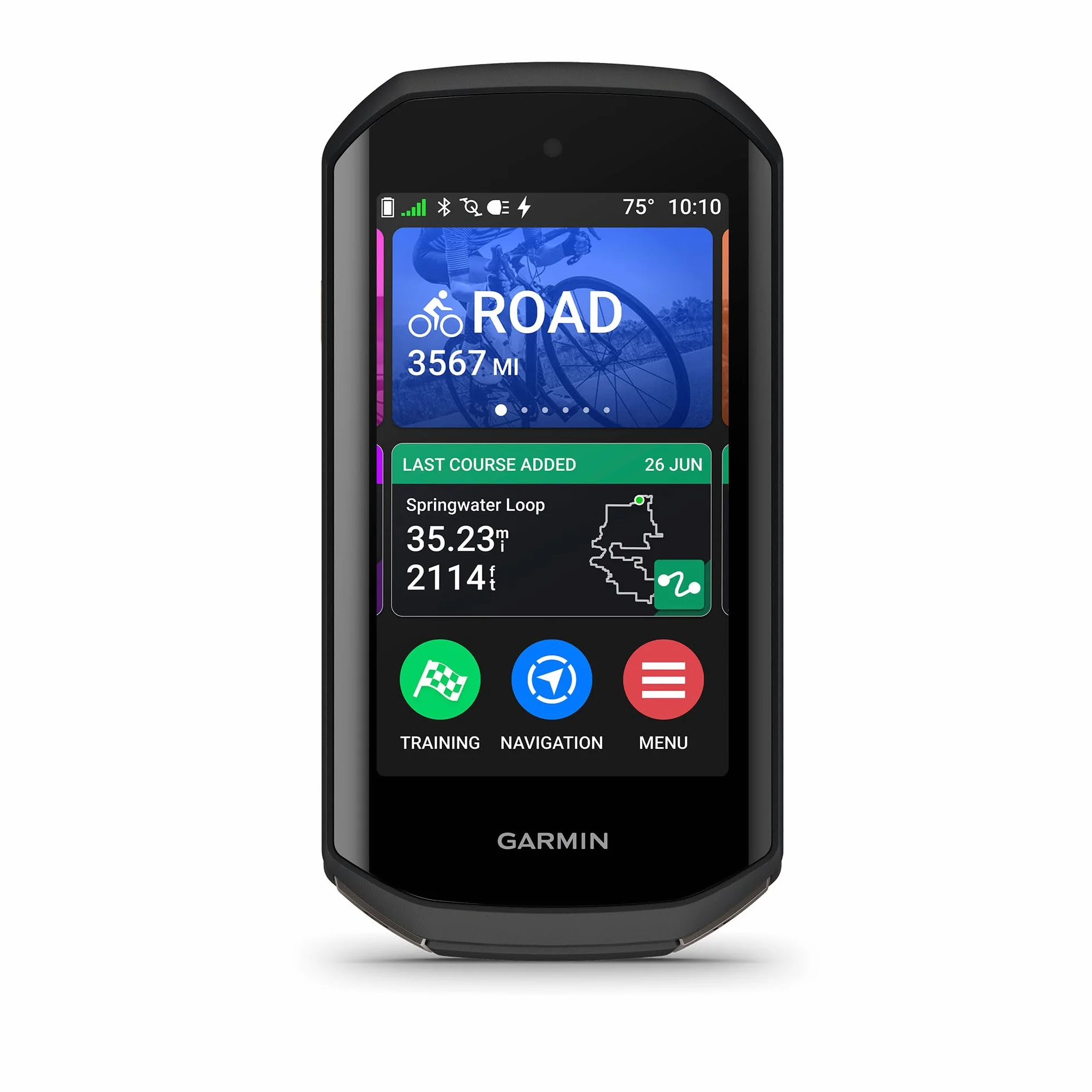 Garmin Edge 1050® - Computer da ciclismo di alta qualità, touch screen dai colori vivaci, altoparlante integrato, funzioni avanzate di allenamento e guida di gruppo, avvisi di pericolo stradale