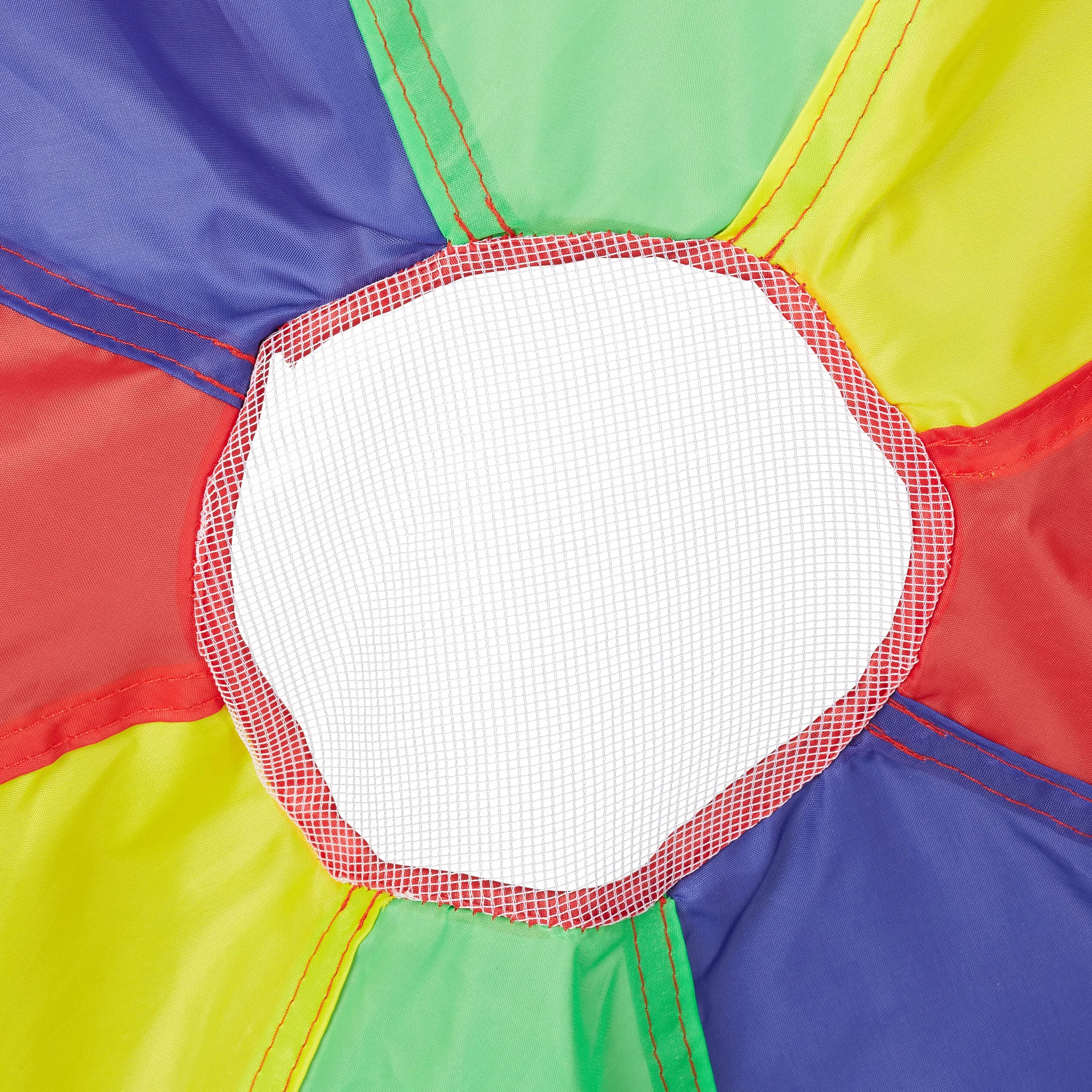 Relaxdays Paracadute Ludico Arcobaleno Telo Giocattolo per Bambini Ø 2 m Multicolore