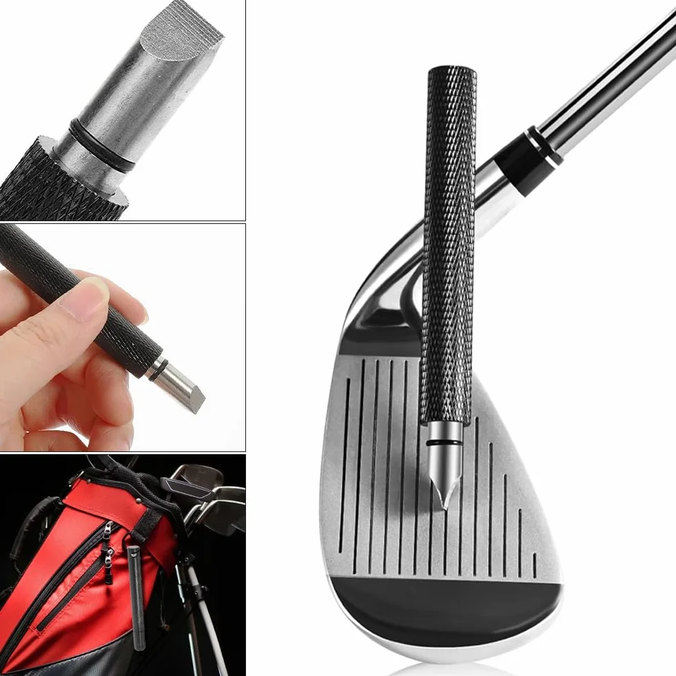 Affilatore per Scanalature per Mazze da Golf, Utensile per Scanalature da Golf, Pulitore per Scanalature da Golf, Accessorio per Riparazione