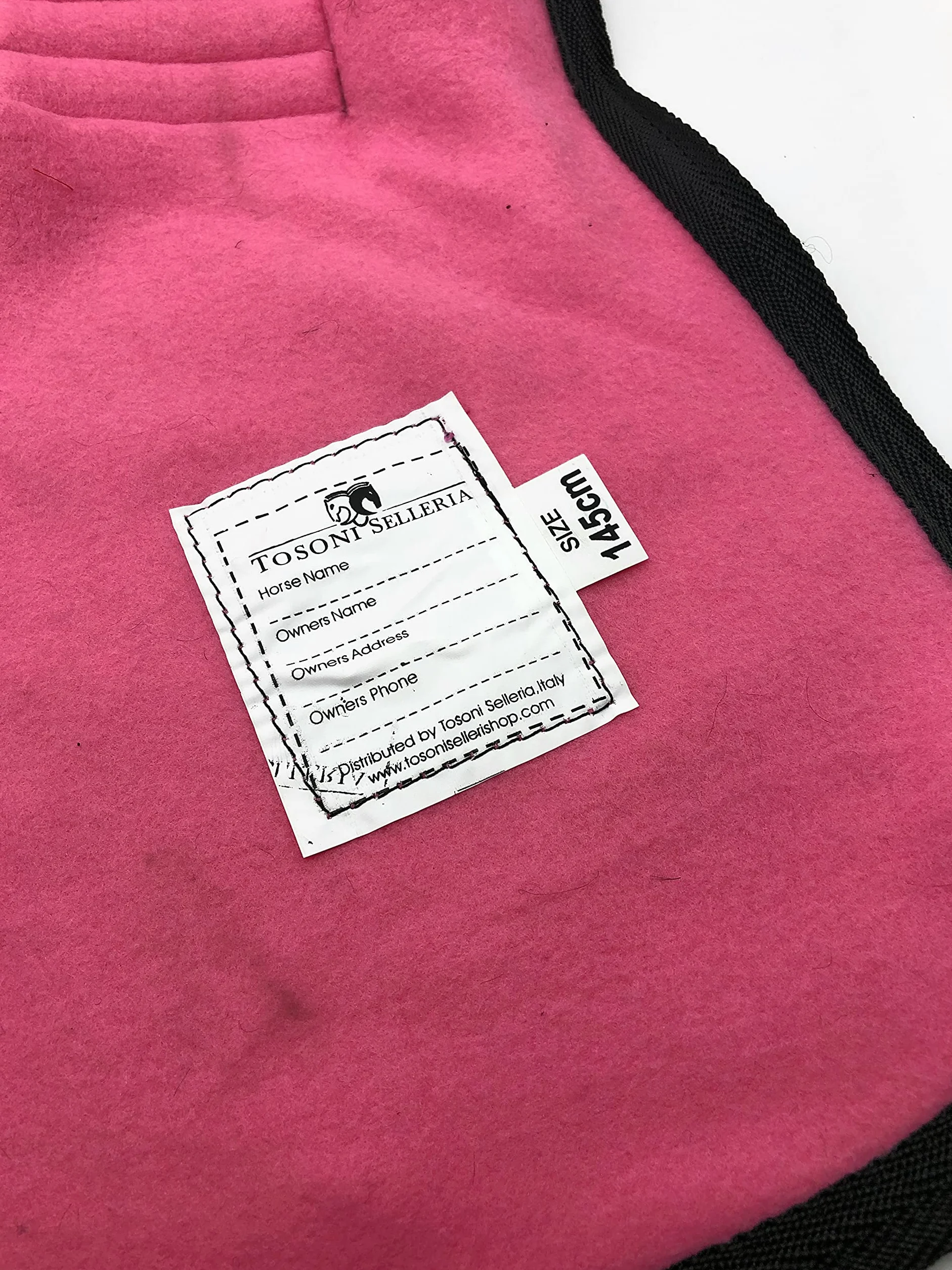Horses, Coperta Cavallo in Pile Basic Pony, di Ottima Fattura, Utile per Proteggere il Pony dagli Sbalzi di Temperatura, dalla Pioggia e dagli Insetti, Rosa 90 cm