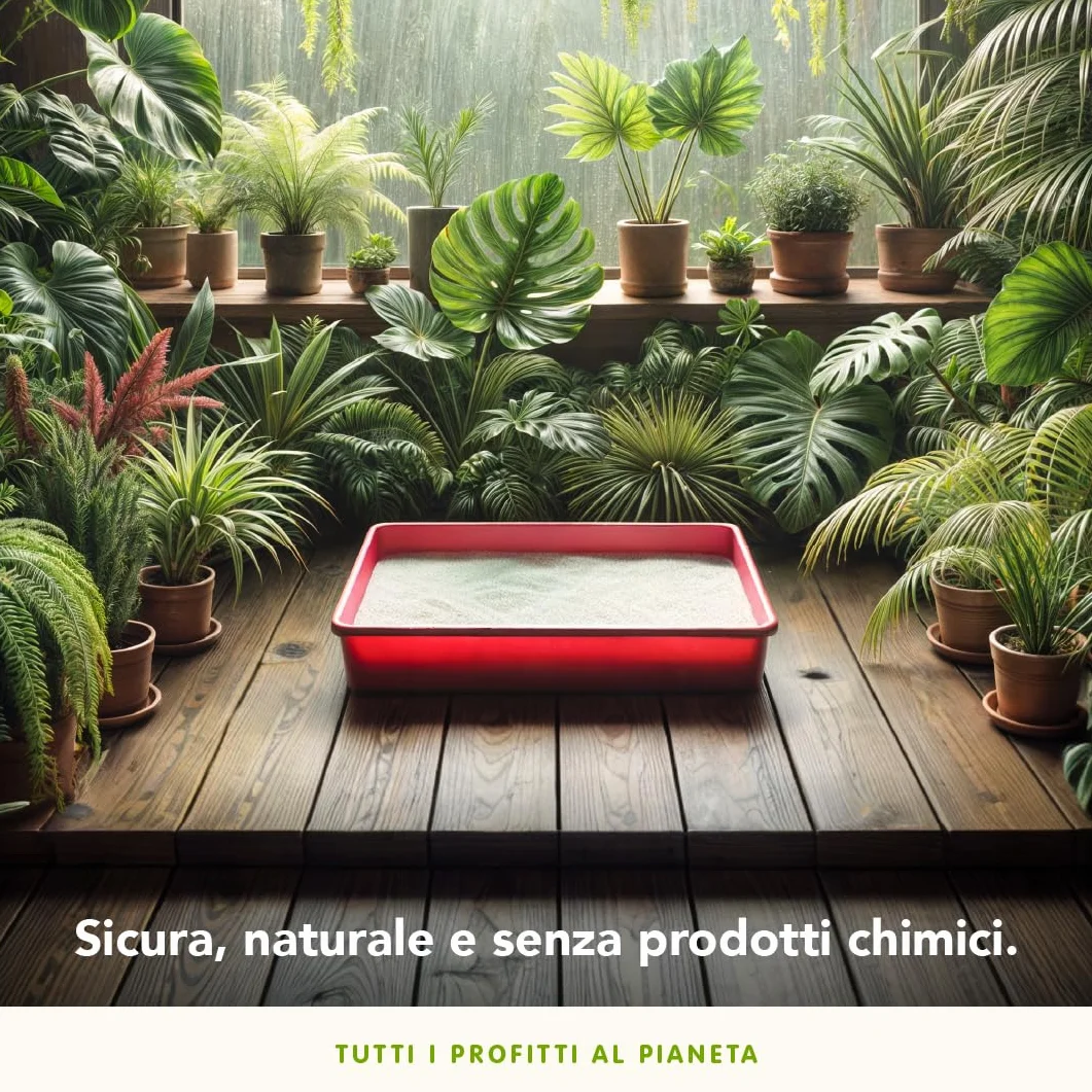 Almo Nature Soft Texture Lettiera A Trama Finissima Per Gatti 100% Vegetale Biodegradabile Compostabile Agglomerante 4.54Kg