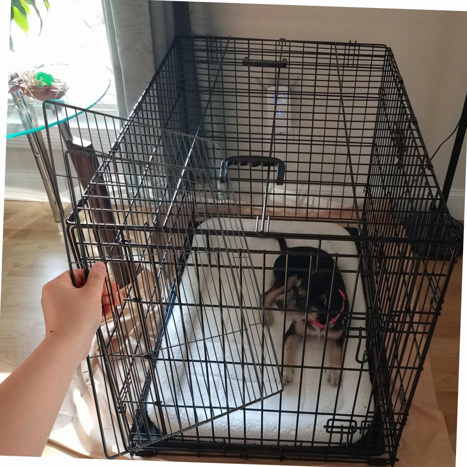 Rete per Con Apertura Accessorio Versatile per Gabbie e Recinti Sicurezza per Grandi Animali