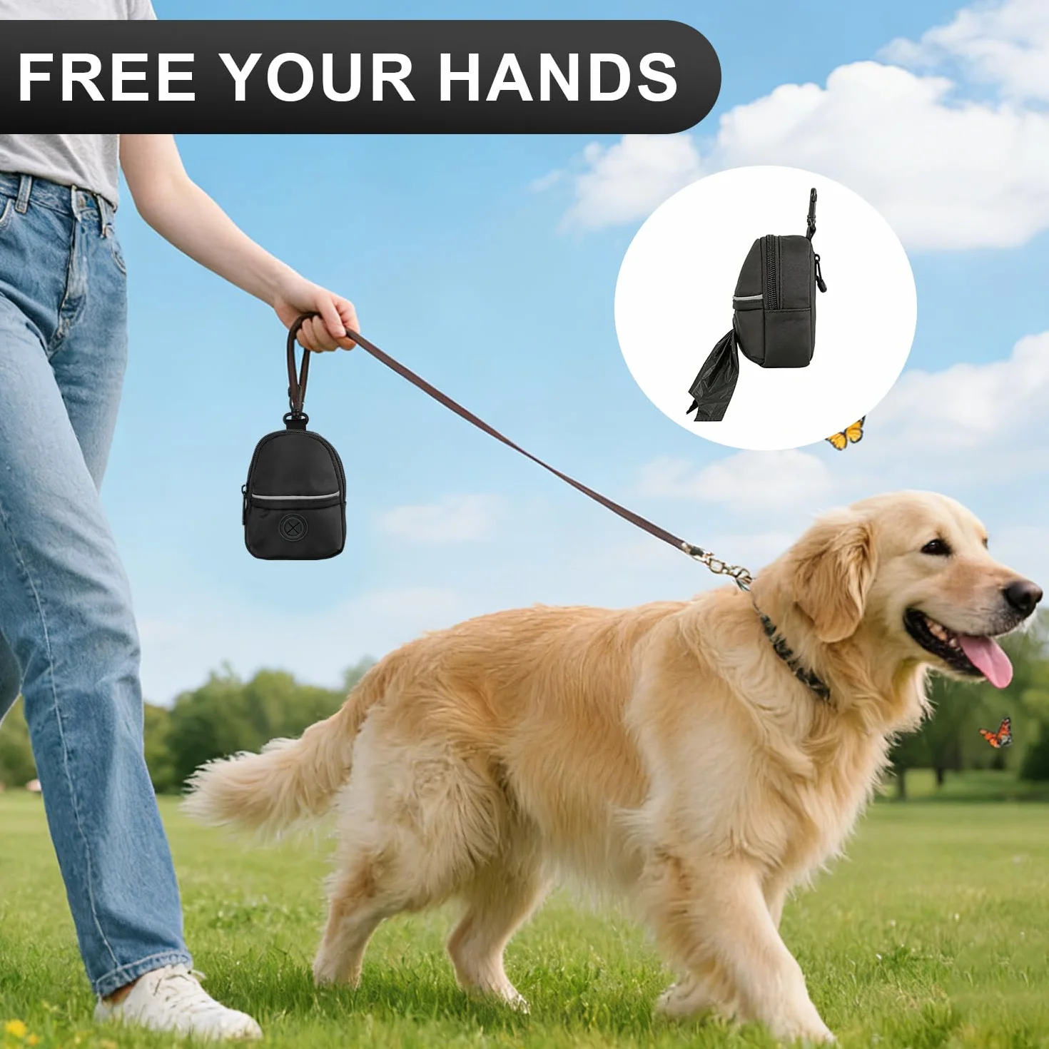Porta Premietti per Cani Addestramento, Borsa Allenamento All'aperto Portasacchetti Cane Cacca Porta Sacchetti Cane Animali Domestici per Addestramento e Passeggiate