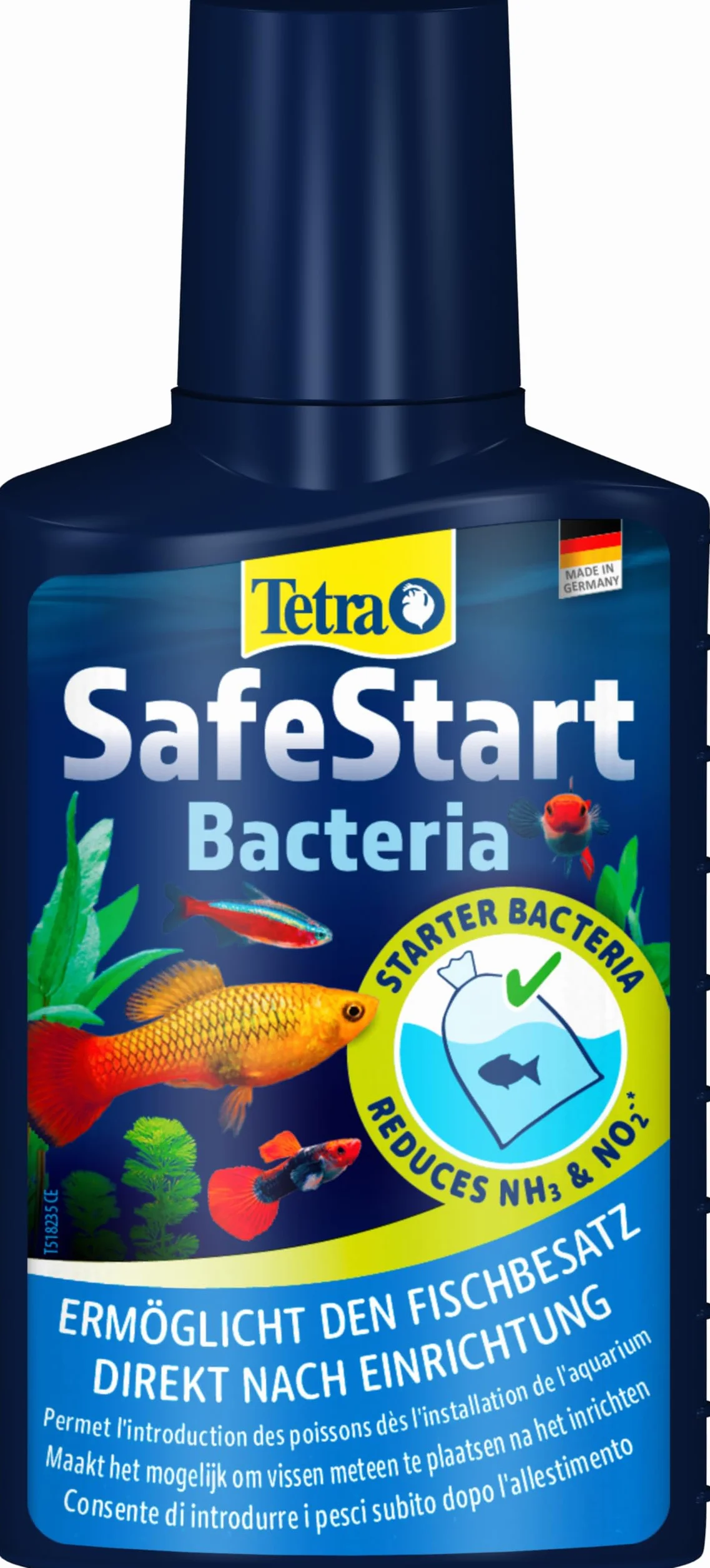 Tetra SafeStart Attivatore per Acquari, Consente di Introdurre i Pesci Immediatamente dopo L'allestimento dell'Acquario, 100 ml