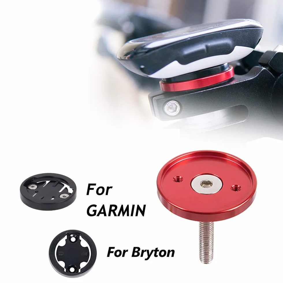 CYSKY Supporto per Tappo Superiore per Bici Garmin Bryton Cycling GPS - Compatibile con Edge 1000 820 810 800 520 510 500 200 e Bryton 530 330 310 100