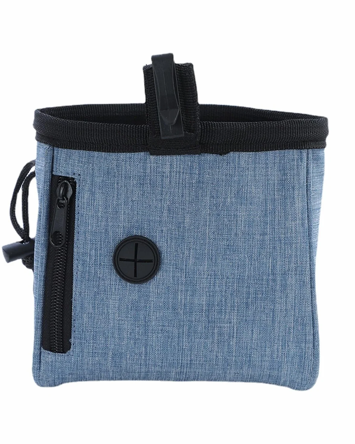 Sacca Porta Snack Cani Blu, Multifunzionale con Dispenser Sacchetti e Cintura Regolabile. Essenziale per Addestramento e Passeggiate a Mani Libere.