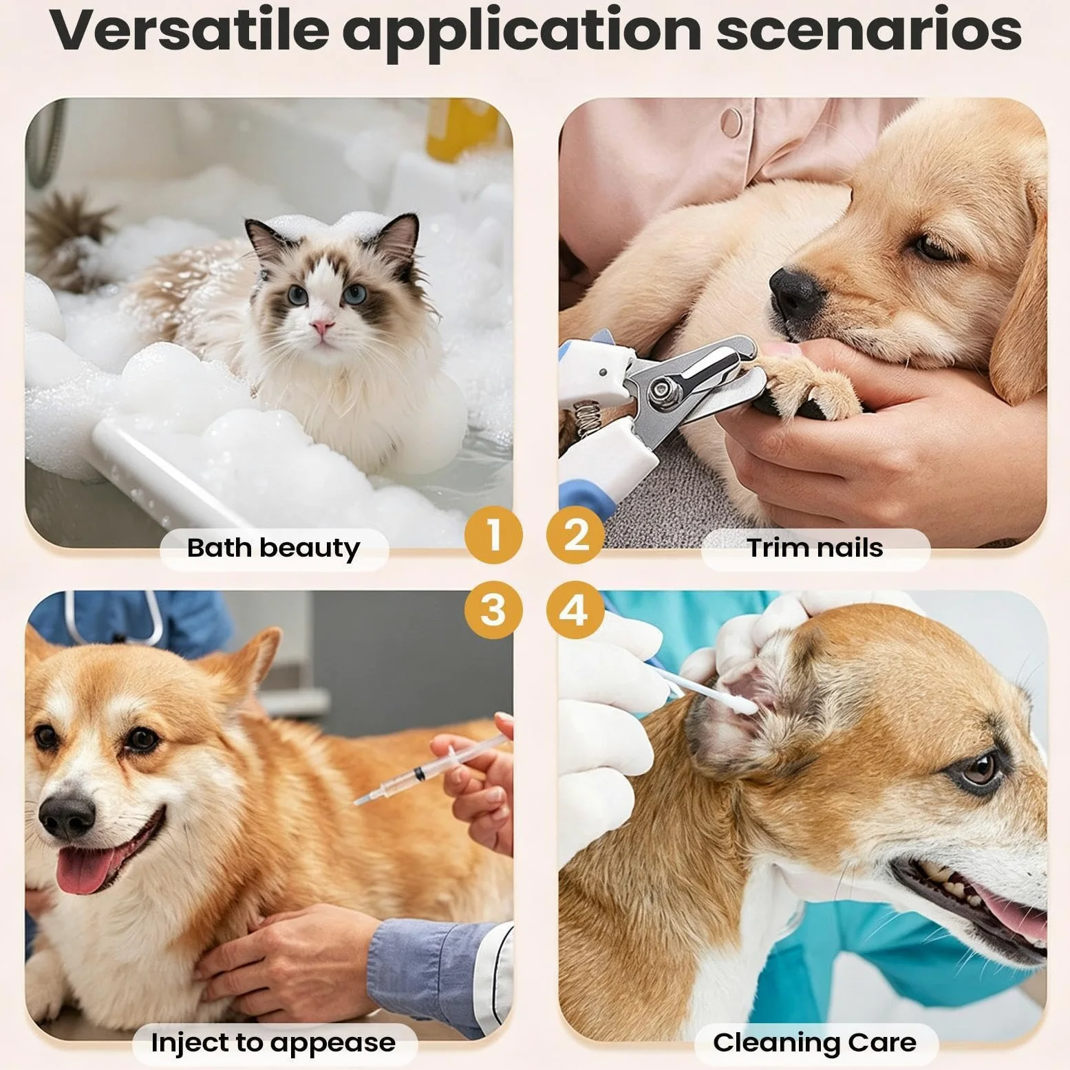 Amaca Da Toelettatura Cani Lettino Sospeso Per Taglio Lavaggio E Cura | Amaca Lettino Cuccioli Bagno per Casa Dopo-Passeggiata Interno Appartamento Soggiorno Bagno Canile Veterinario
