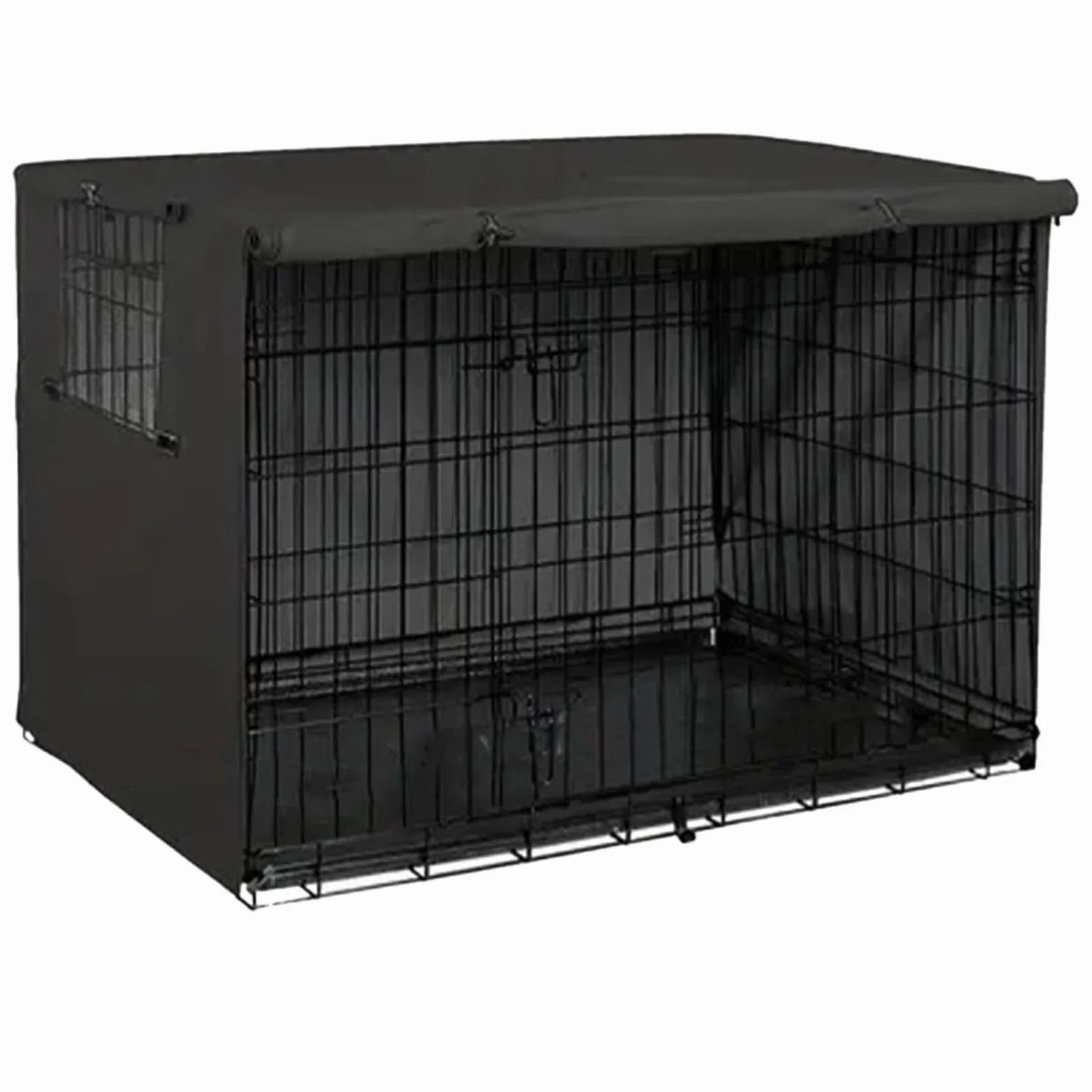 Generico Copertura per gabbia per cani, impermeabile e antivento, in tessuto Oxford, per la privacy degli animali domestici, adatta a gabbie per cani e gatti