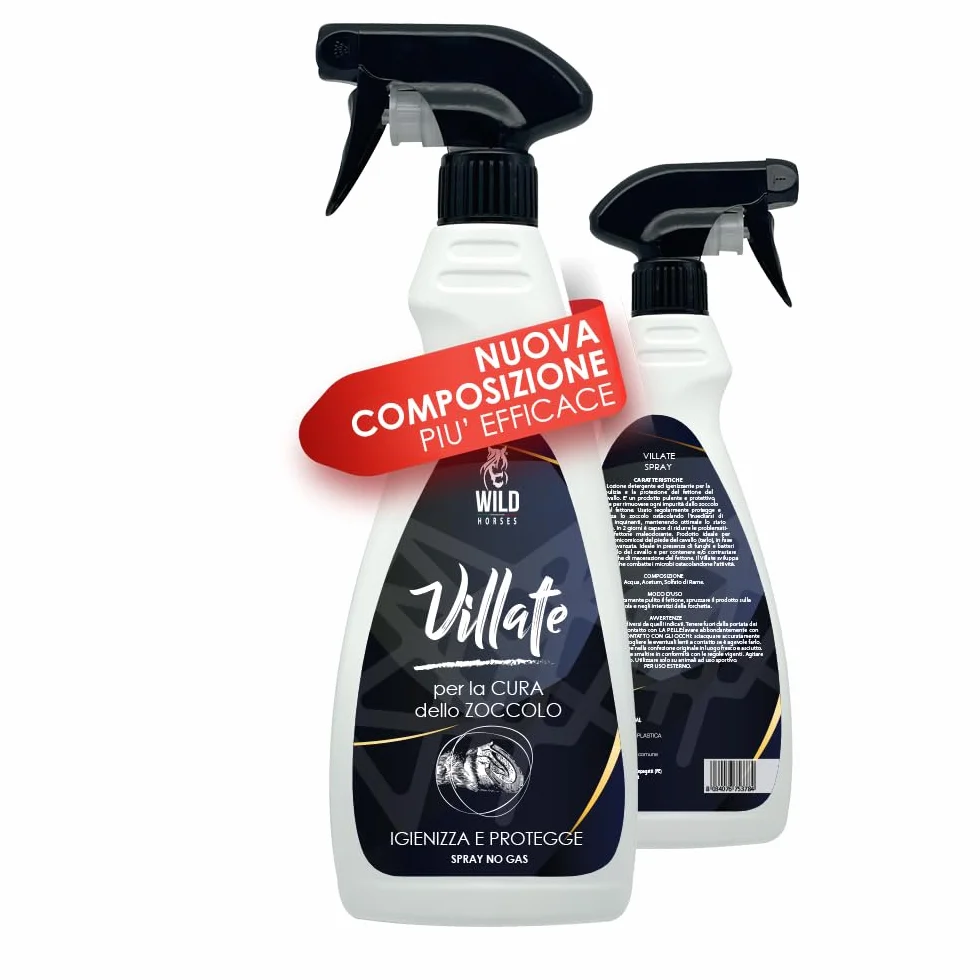 Villate Spray Lozione Detergente Igenizzante per Pulizia e Protezione del Fettone 500ml