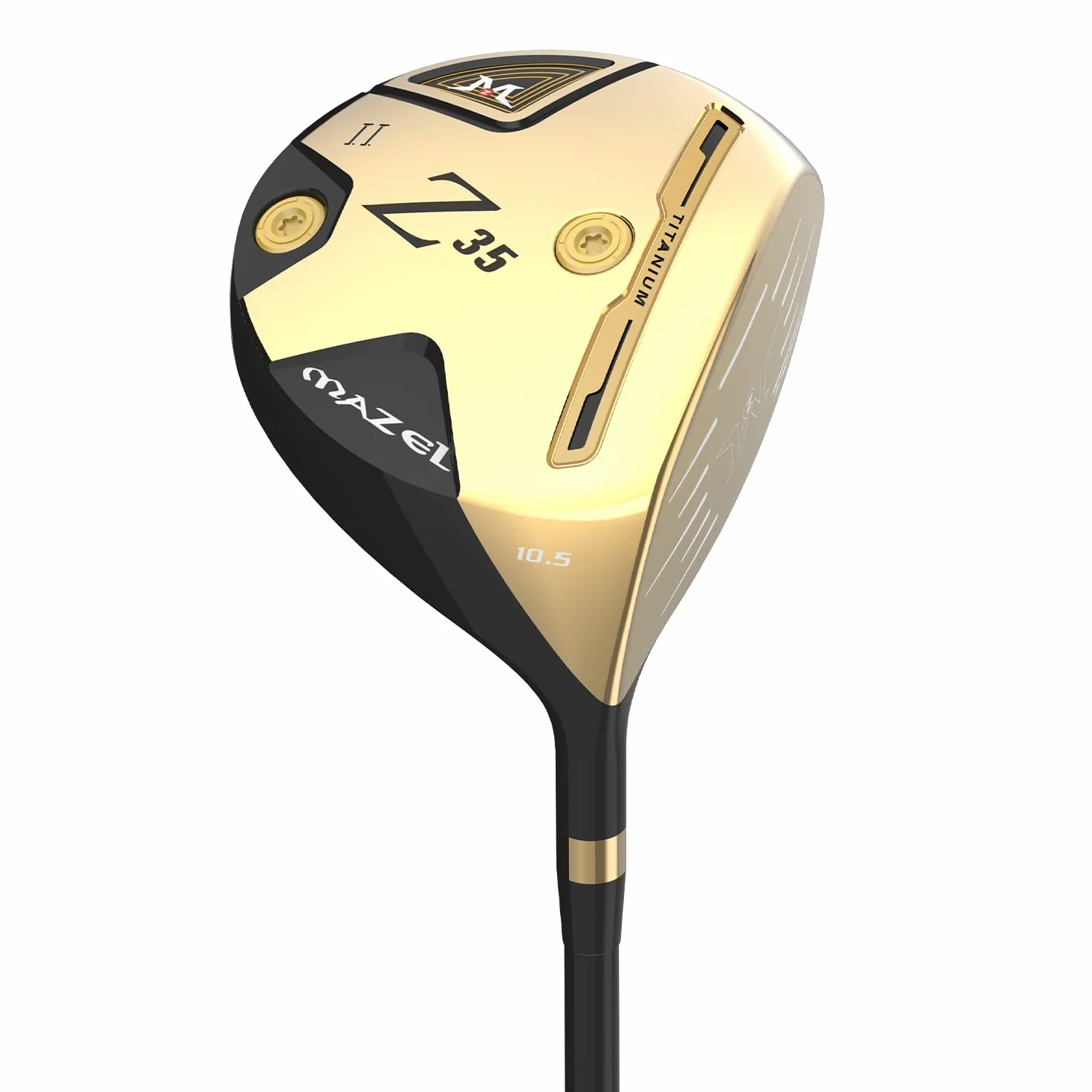 MAZEL Driver da golf in titanio da uomo, 460 cc, per destrorsi, design con coppa di alta qualità, massimizza la distanza della palla