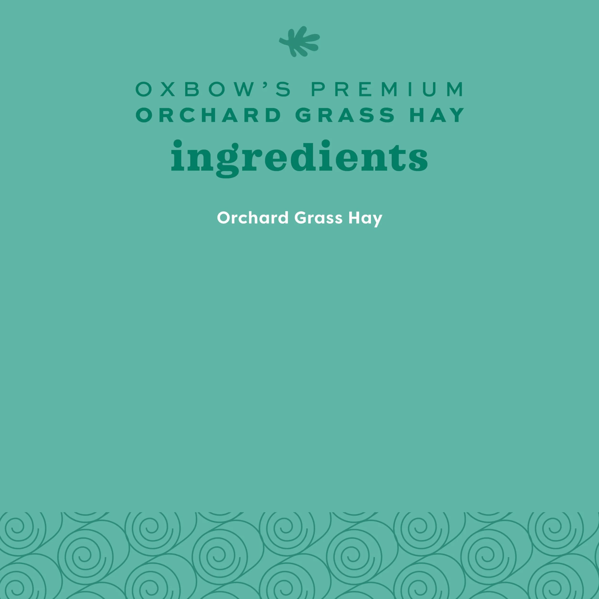 Oxbow Orchard Grass - Fieno per piccoli animali, 1130 gr