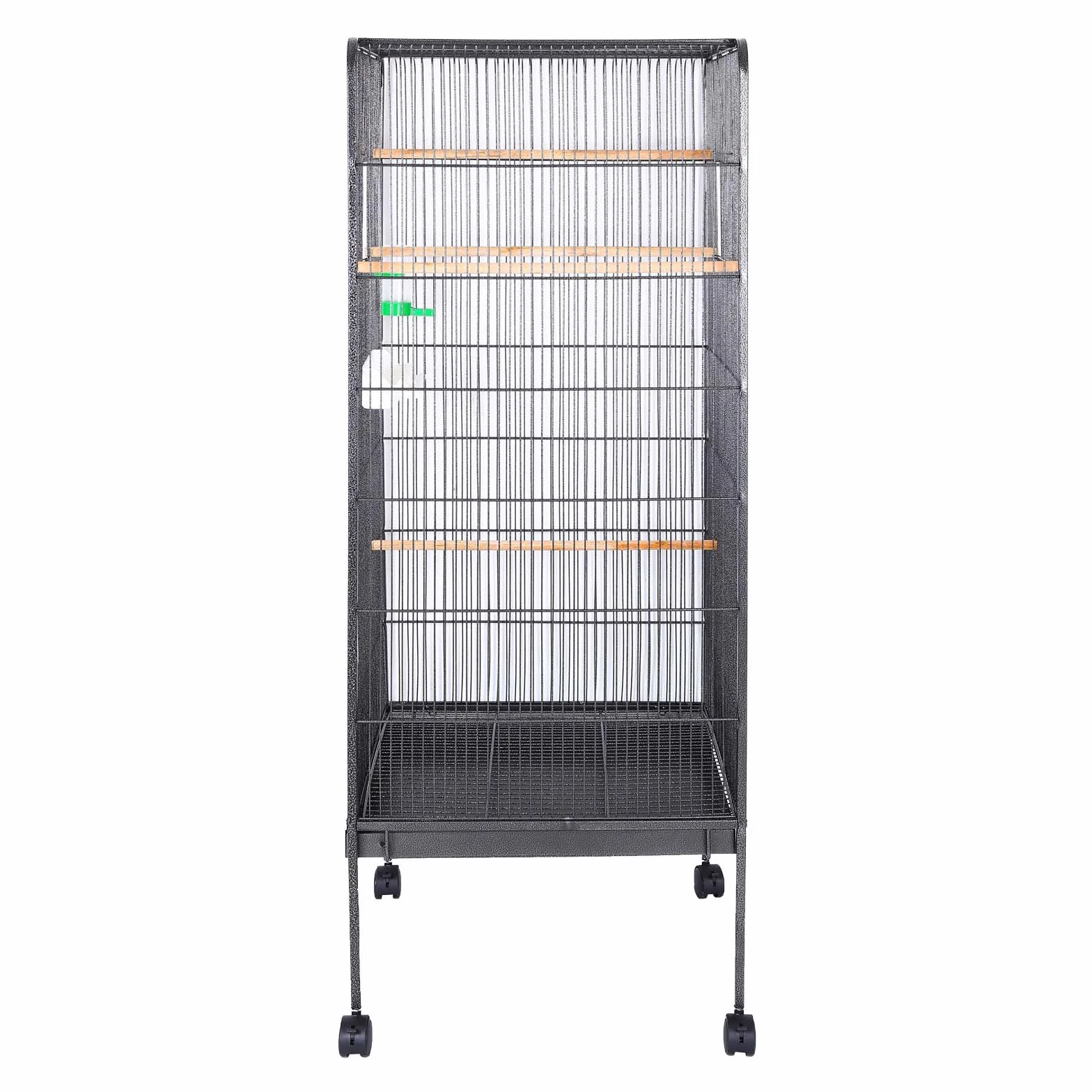 Voliera XL per uccelli 146x54x54cm Gabbia per uccelli piccoli e pappagallini