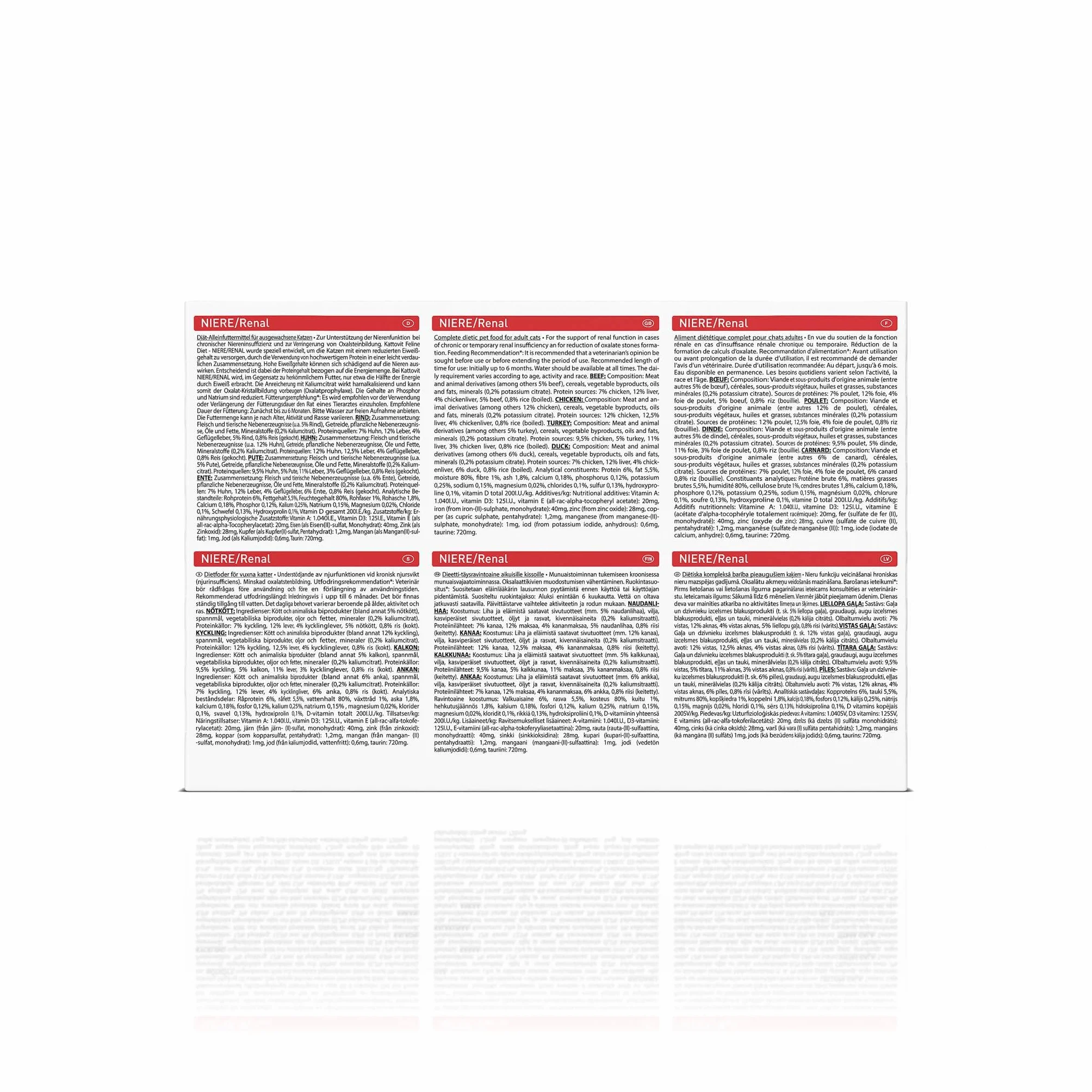 Kattovit Kidney/Renal Multipack | 12 x 85 g | Alimento dietetico completo per gatti con 4 gusti diversi in busta fresca | Per sostenere la funzione renale
