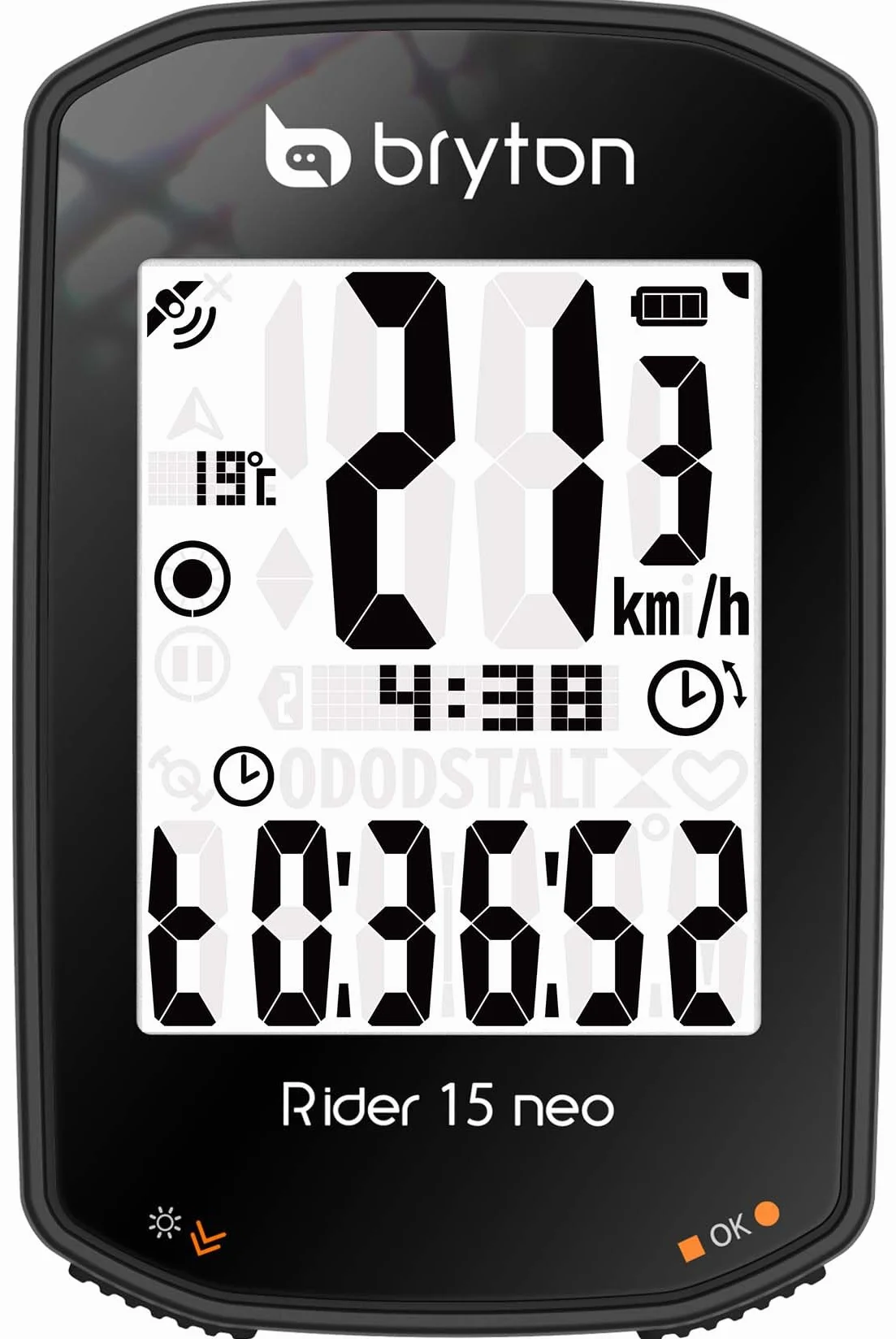 Bryton Rider 15 Neo E - Compteur GPS Vélo (Rider 15 NEO C (Sensor Bundle))