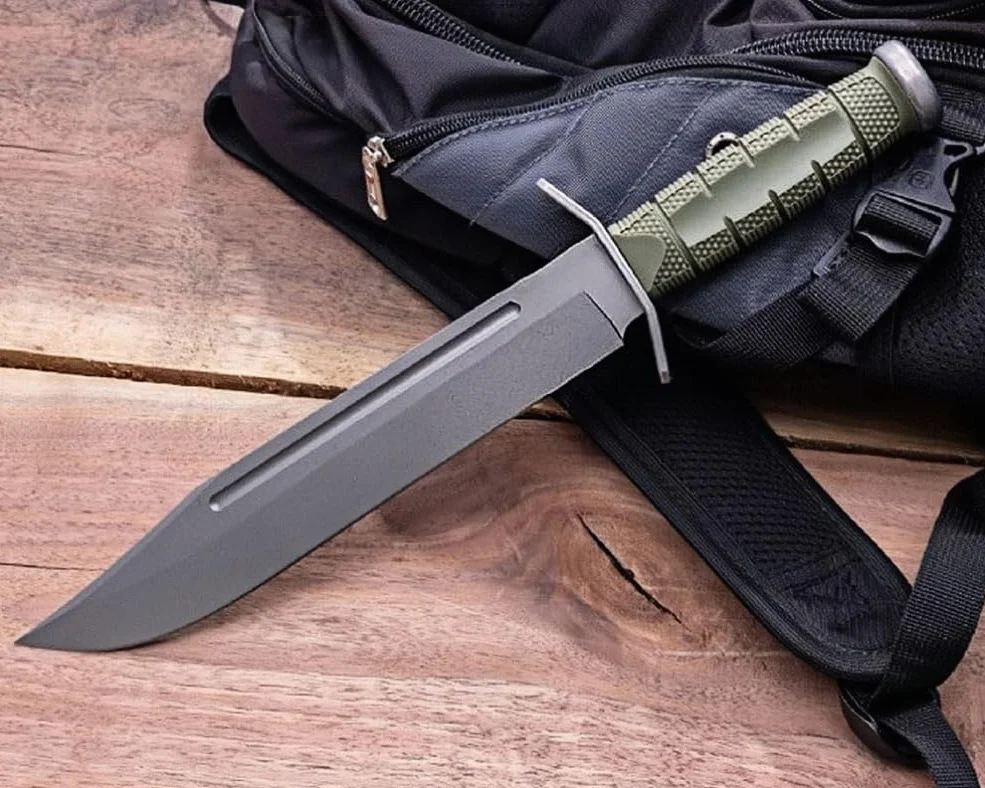 Generico TEERMA XP3 Forgiatura integrata fixed blade Coltello multiuso, Utilizzato principalmente per campeggio, caccia, pesca, esplorazione della giungla, escursionismo