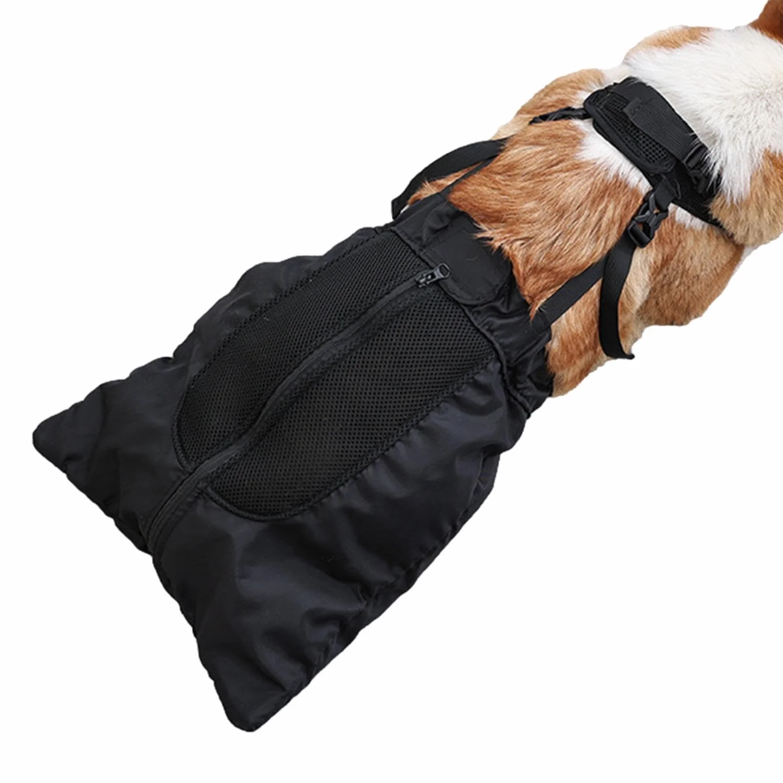 Borsa per Cani, Borsa per Recupero Alternativo della Sedia a rotelle, per Gambe Posteriori e Posteriori, Traspirante, Regolabile, Protettiva, per Proprietari di Animali Domestici, Cani feriti