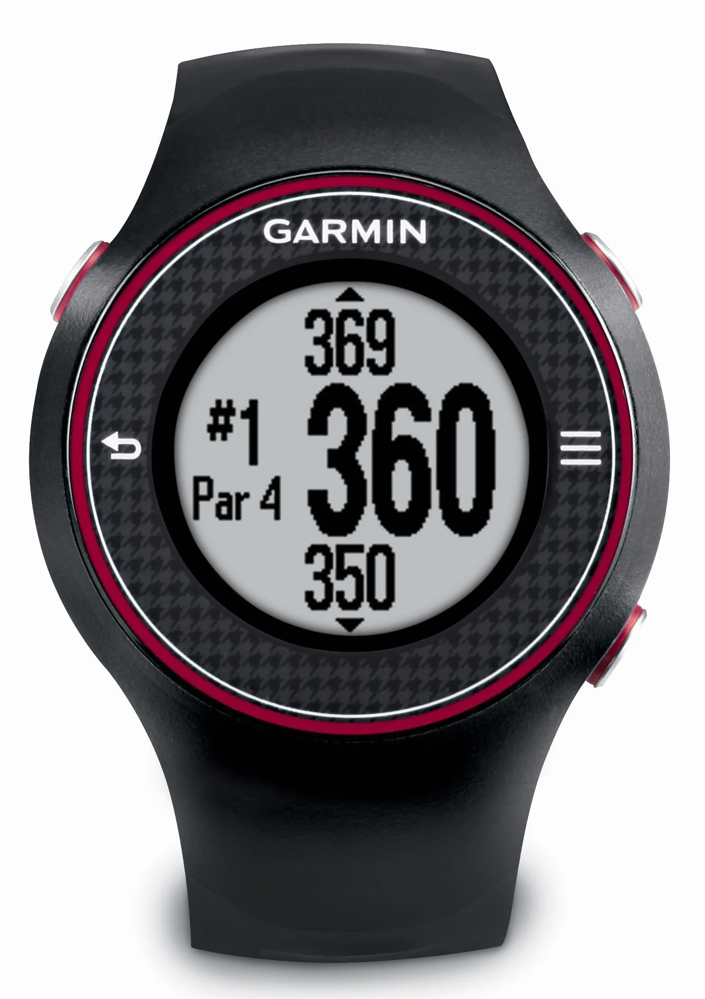Garmin Approach S3 Orologio GPS Golf, Nero/Rosso