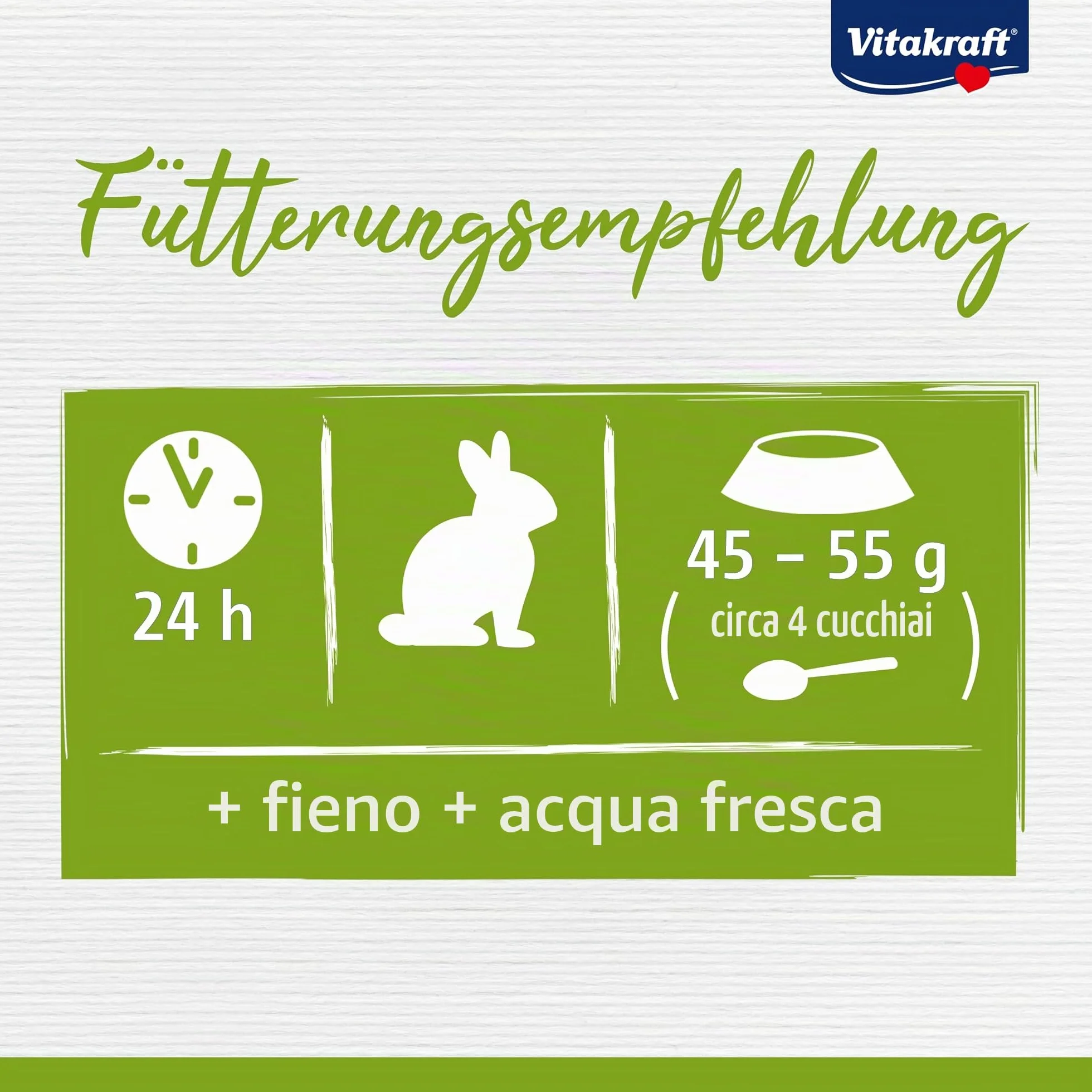 Vitakraft Menu Vital, alimento completo per conigli nani, con erba medica, con mela, con zucca, arricchito con erbe aromatiche, senza l'aggiunta di zuccheri e cereali (1x 3kg)