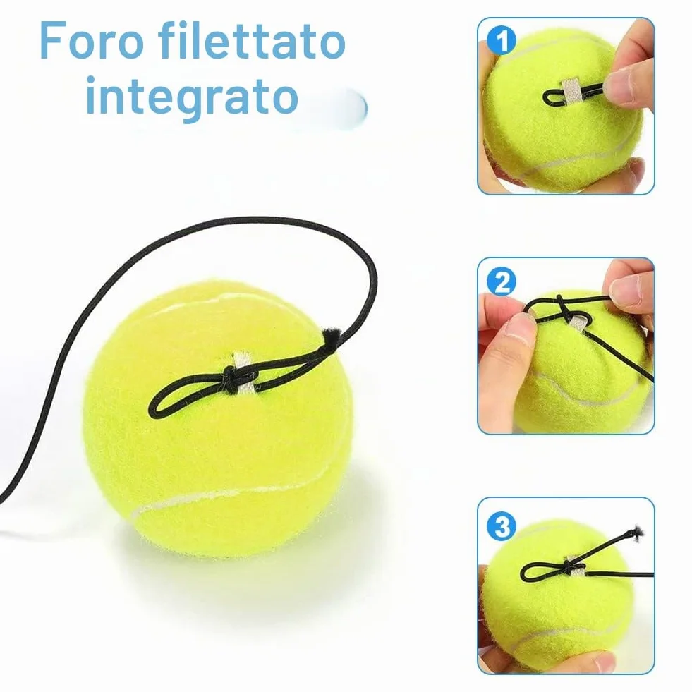 Set di 2 palline per allenamento da tennis per adulti