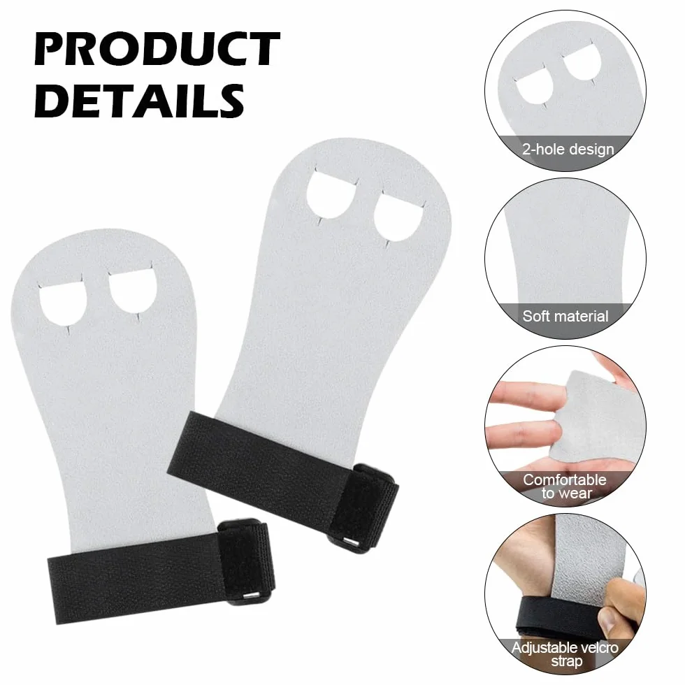 Guanti Paracalli Ginnastica Artistica Bambina Crossfit Palm Protector Grips Cinghie da Polso Palestra 4 Polsini