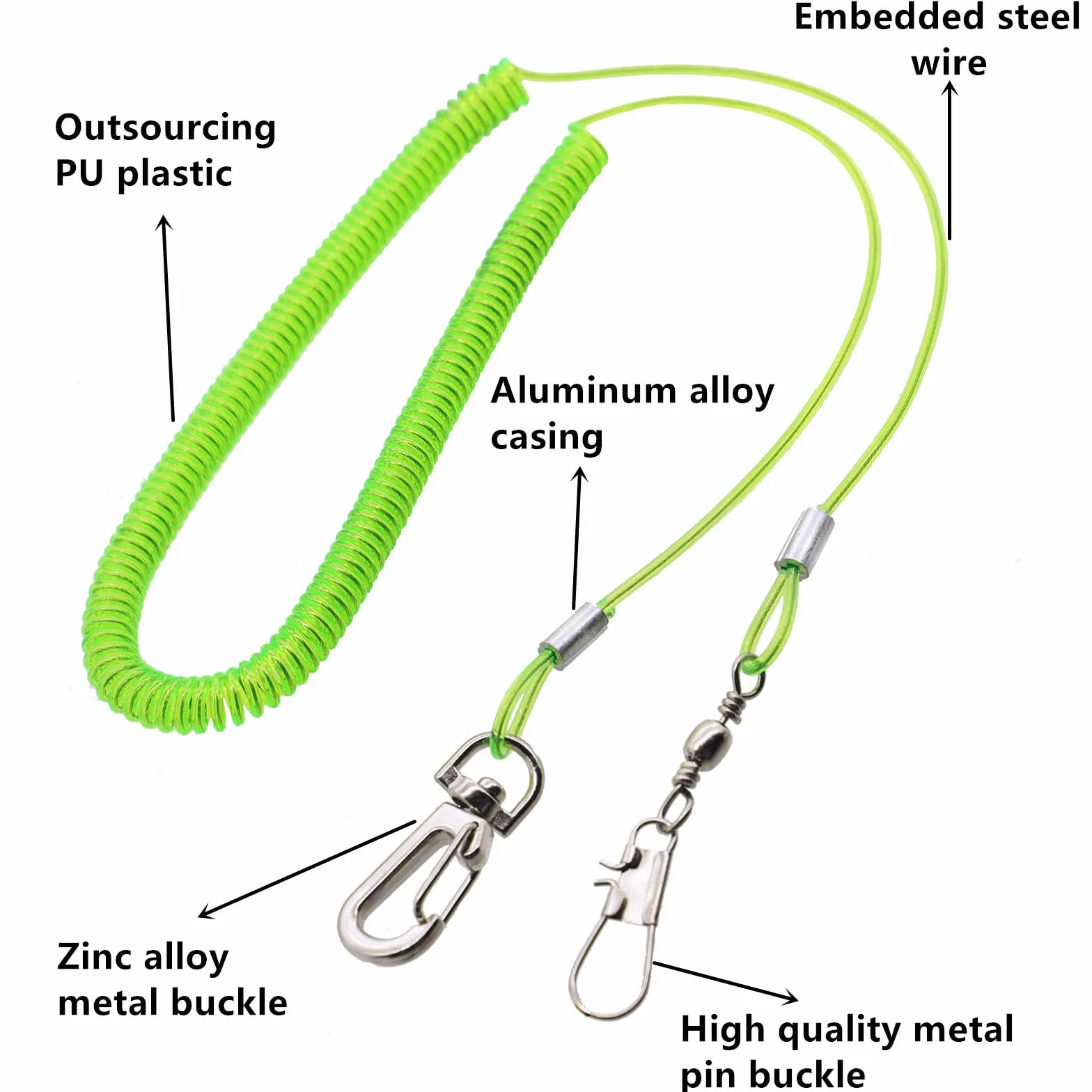 Corda Volante per Pappagallo,Guinzaglio per Uccelli,Catena da 5 m per Piede di Pappagallo,Corda Per Addestramento Al Volo per Uccelli,(2 Pezzi) (verde e rosso)