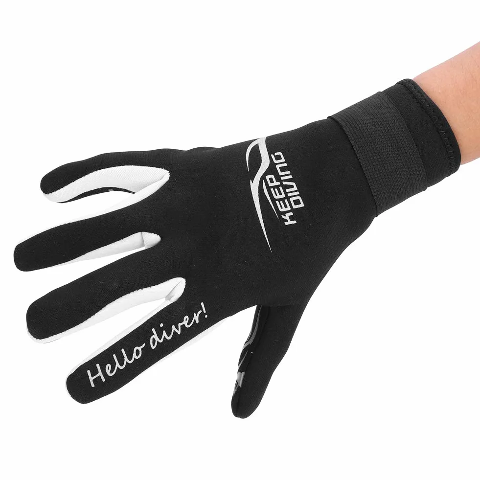 Dilwe da Immersione in Neoprene, protettivi per Nuoto Caldo 2MM Accessori per Sport Acquatici(S-Nero)