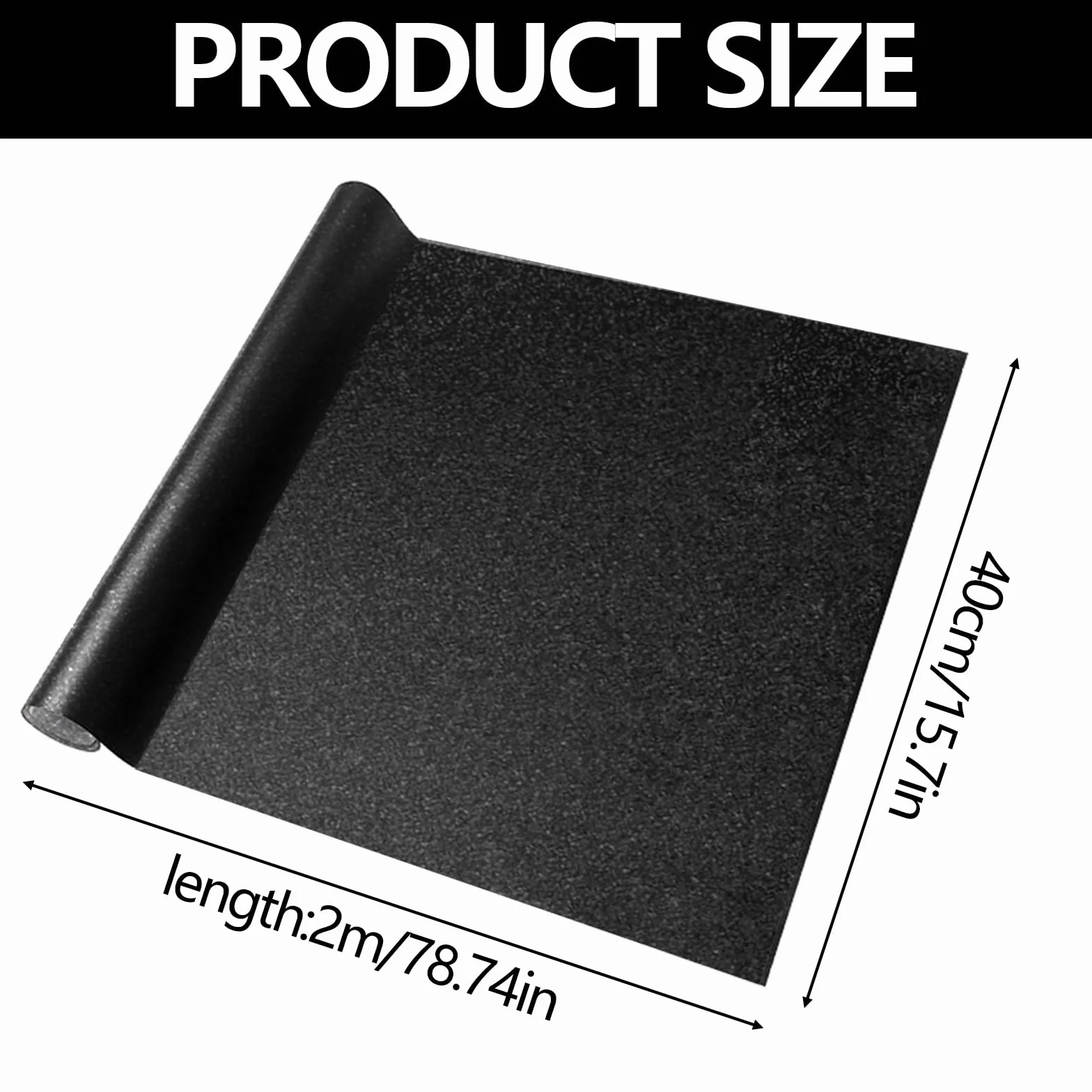 Pellicola per Acquario Autoadesiva, Pellicola per Fondo Acquario 200x40cm PVC Adesivo Statico Nero Tagliabile per Fondo Acquario Terrario