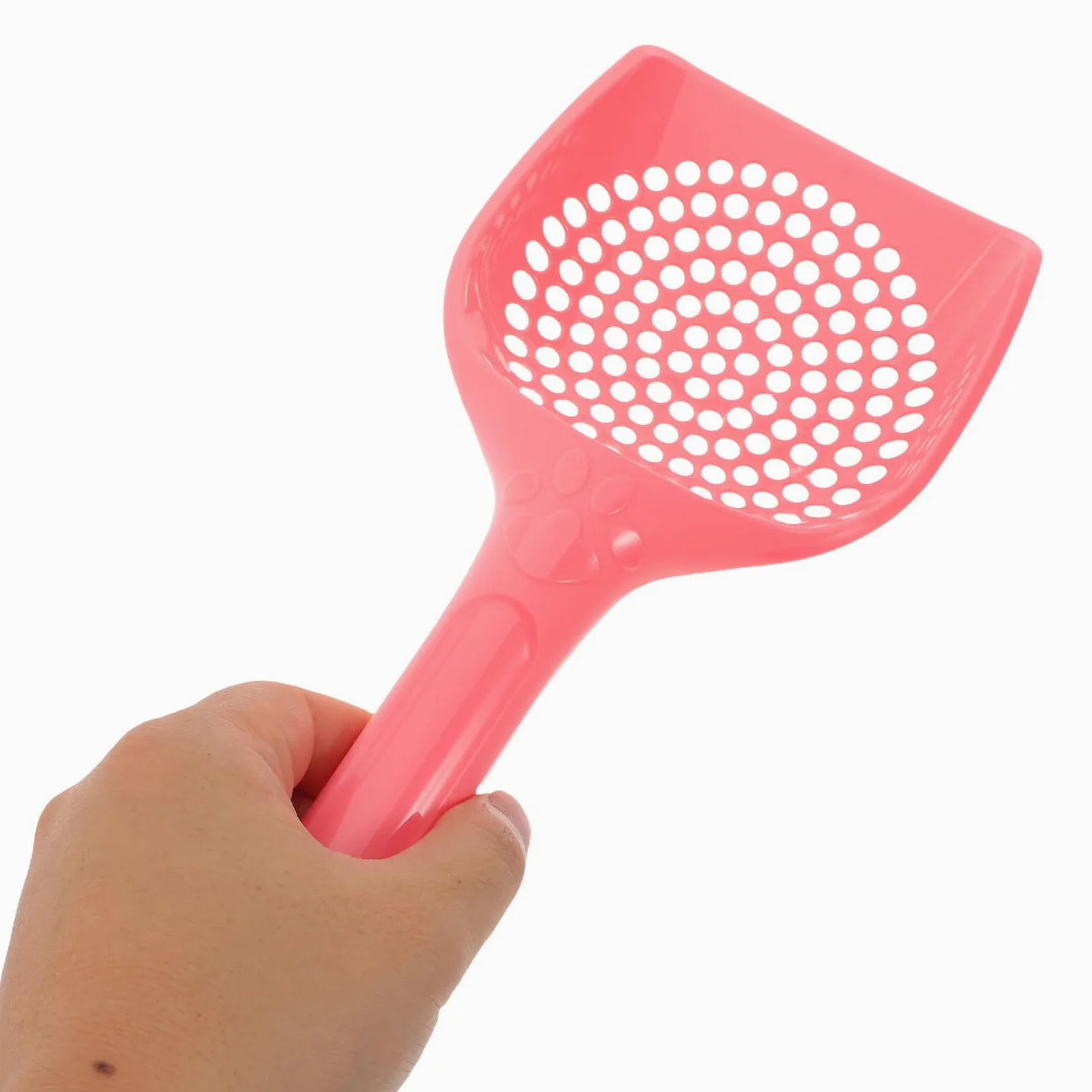 15 Pezzi Paletta Lettiera Gatti con Fori Fini per Sieve Litter Box Scoop Ergonomico in Plastica Resistente per Pulizia Veloce di Gatti e Cani Kit Raccolta Escrementi Pet